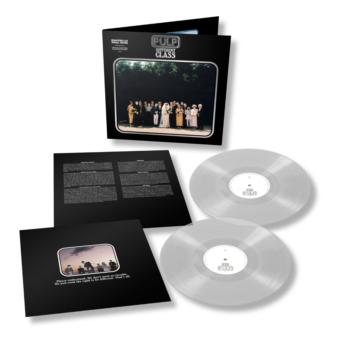 Pulp - Different Class [NAD26]: Clear Vinyl 2LP