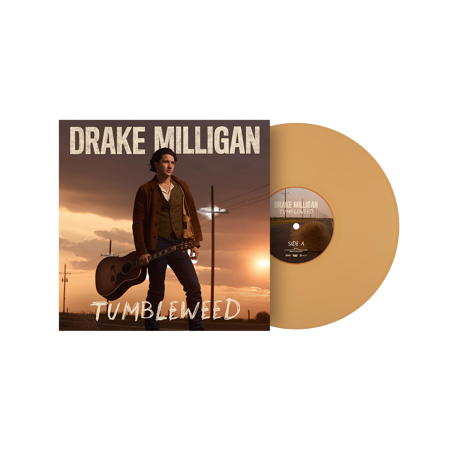 Drake Milligan - Tumbleweed: Custard Vinyl LP