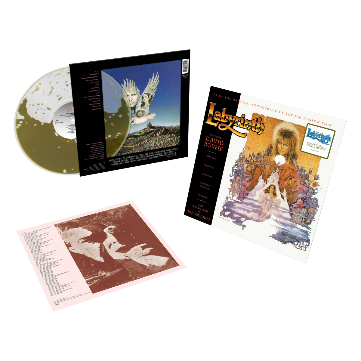 David Bowie - Labyrinth Original Soundtrack (40th Anniversary): Liquid Filled Vinyl LP