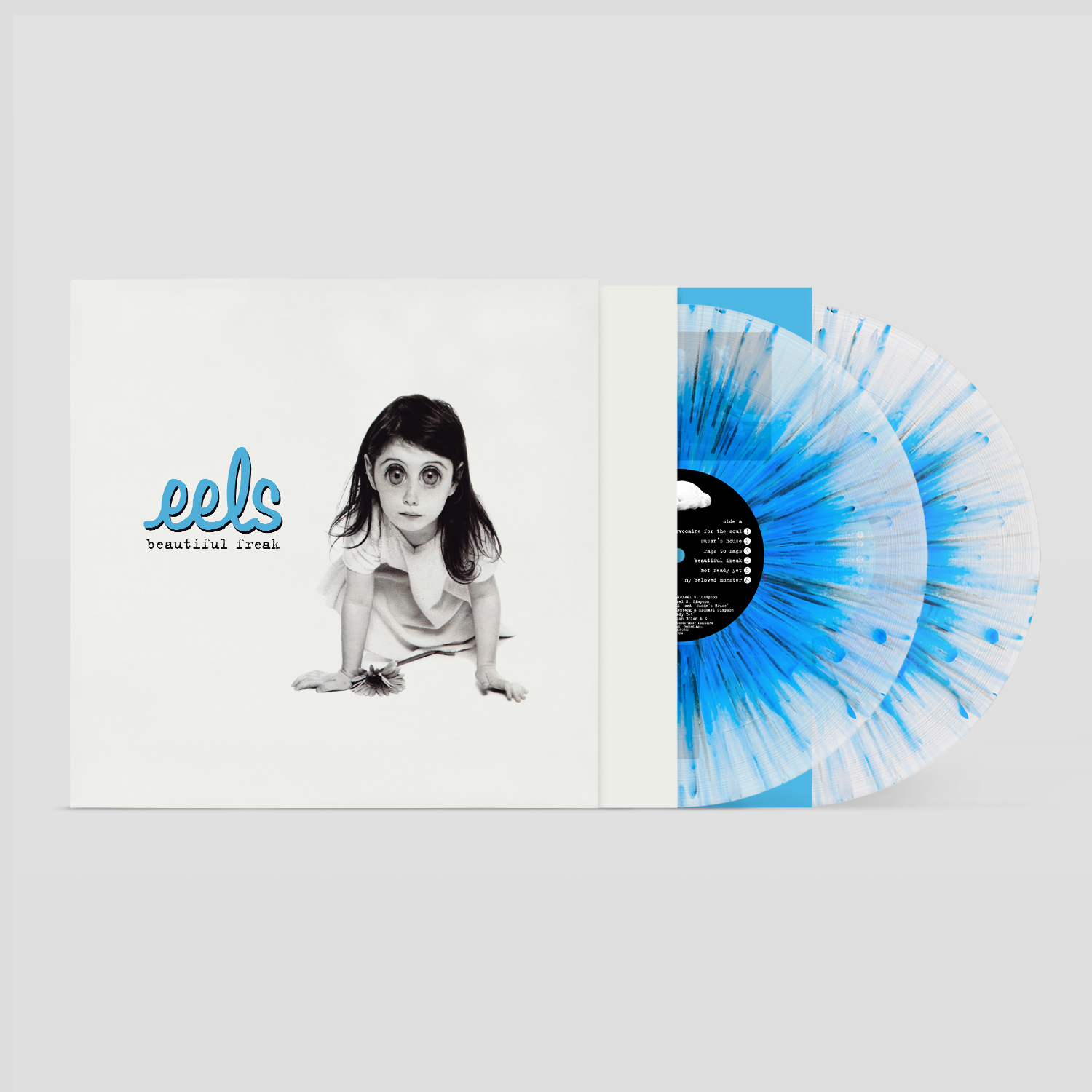 Eels - Beautiful Freak (30th Anniversary): Black/Blue Splatter on Clear Vinyl 2LP