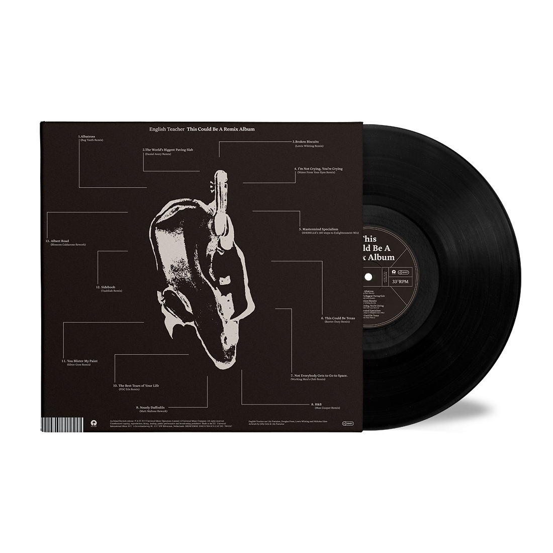 English Teacher - This Could Be A Remix Album: Black LP