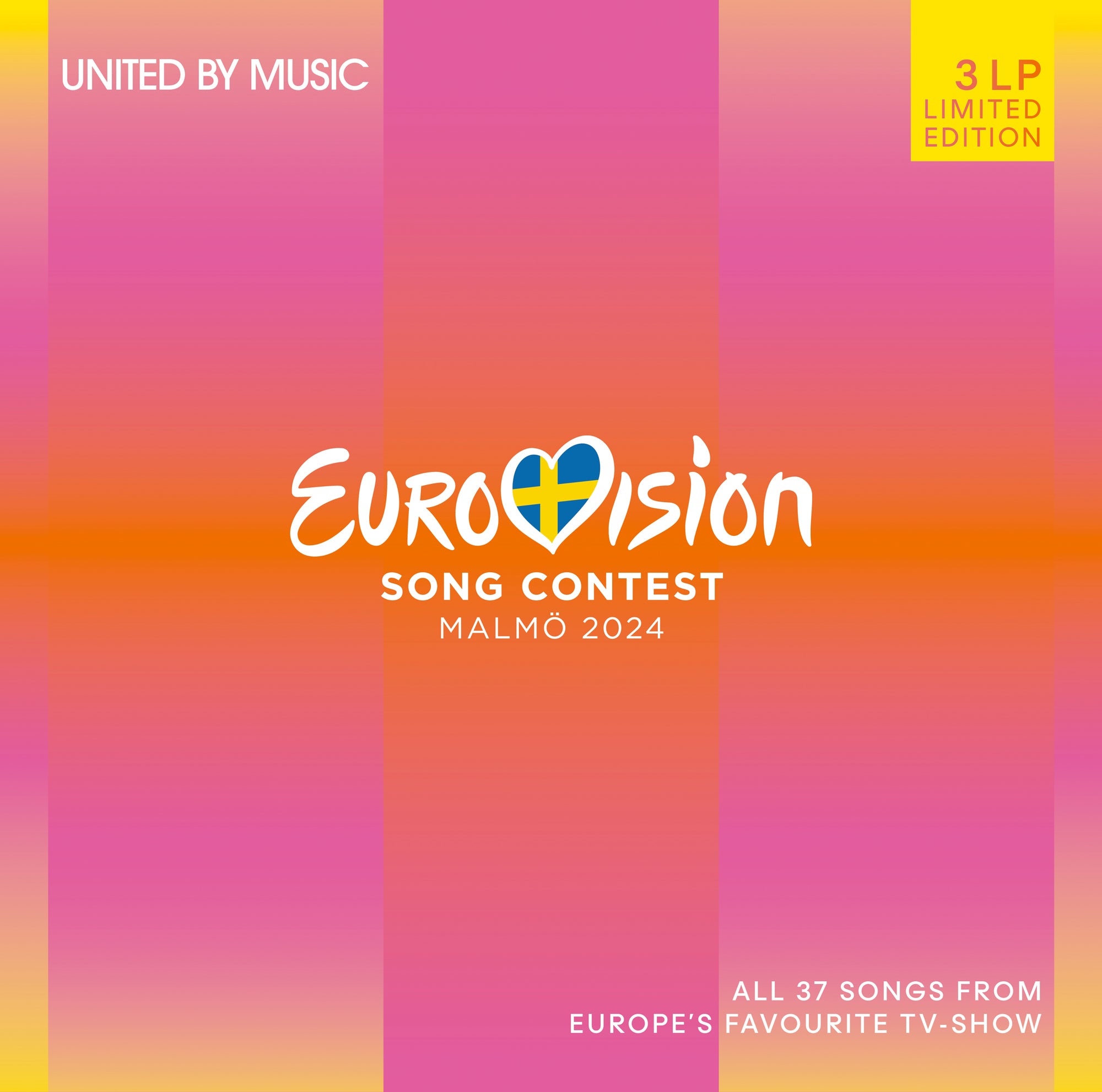 Various Artists - Eurovision Song Contest - Malmö 2024: Limited Colour Vinyl 3LP