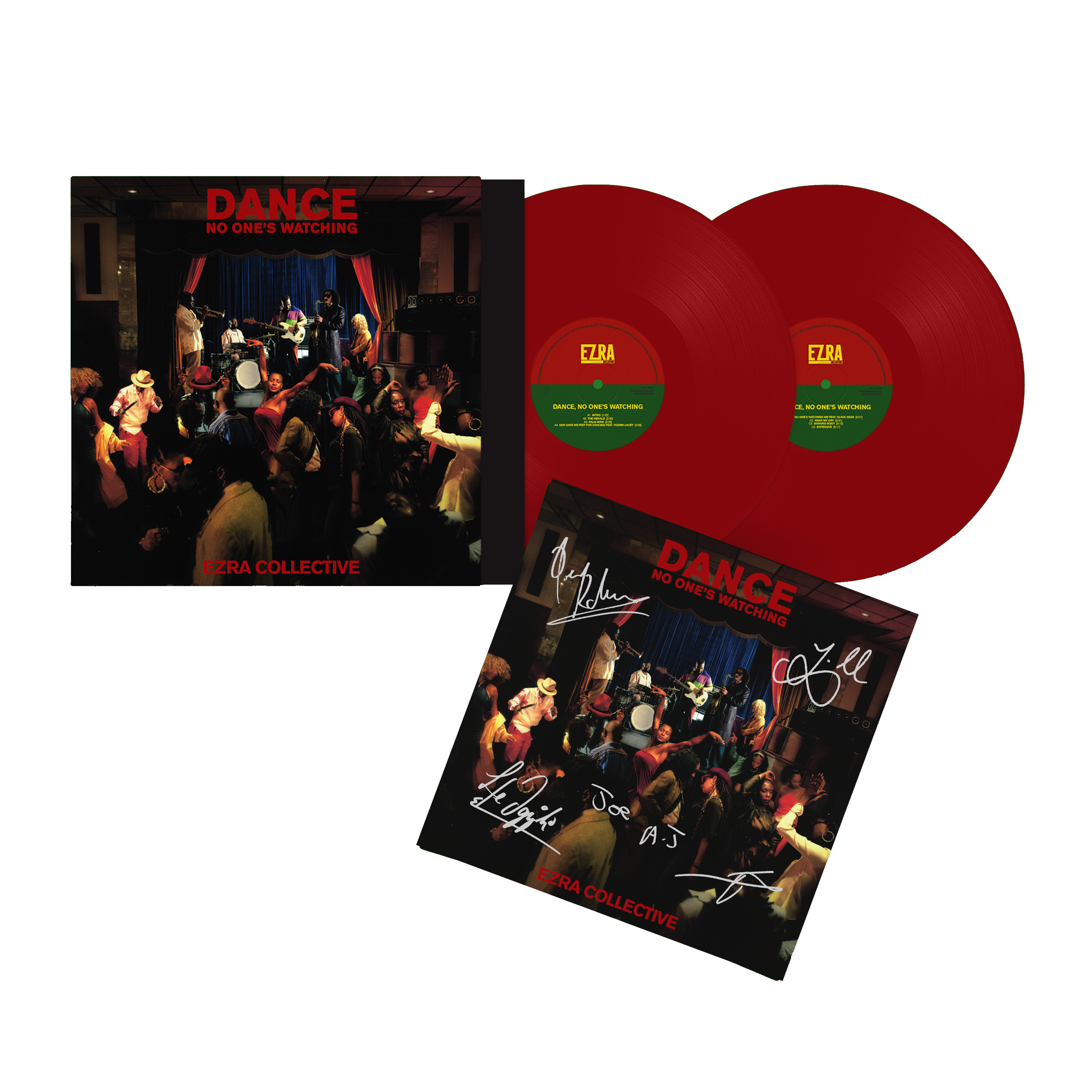 Dance, No One's Watching: Satin Red Vinyl & Exclusive Signed Print