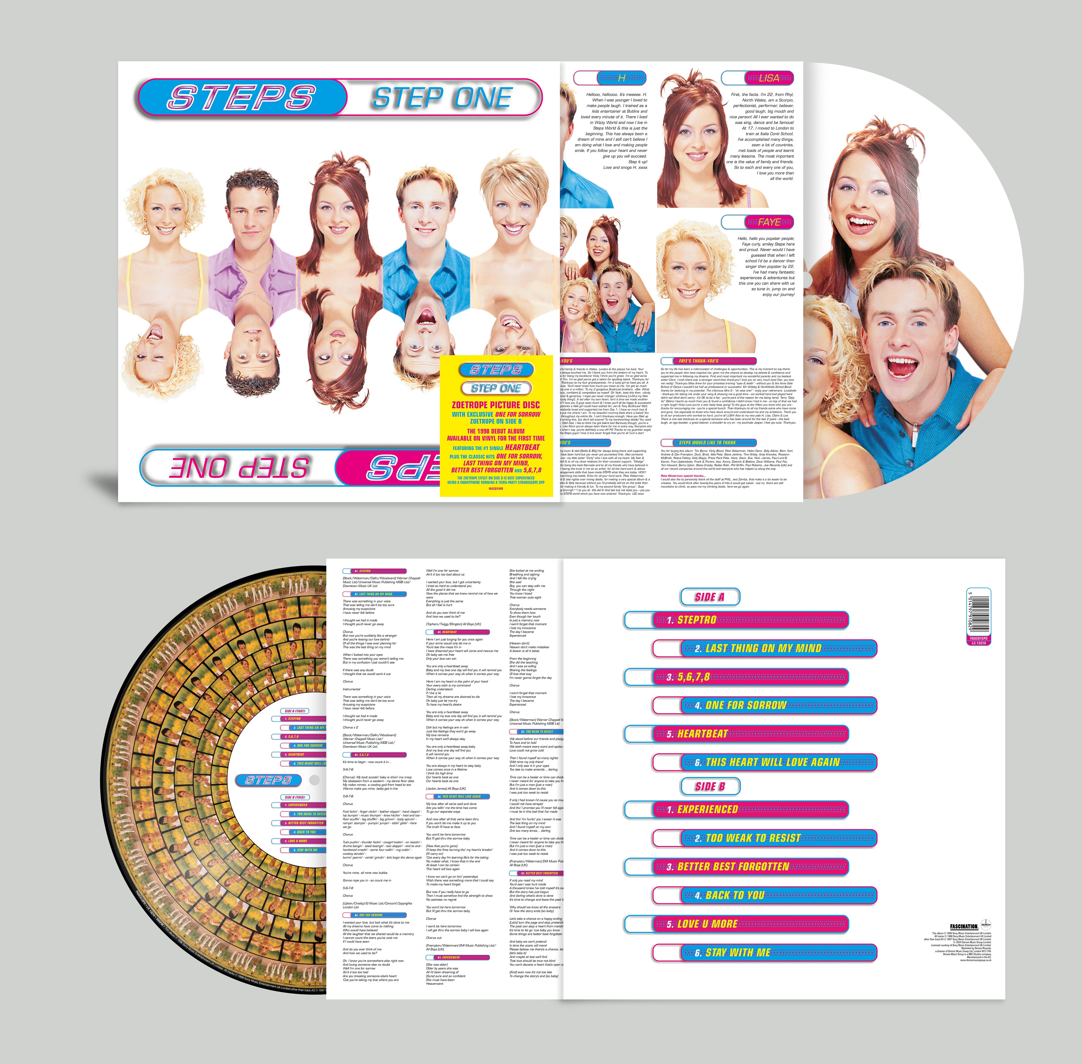 Steps - Step One: Limited Zoetrope Picture Disc Vinyl LP - Sound of Vinyl
