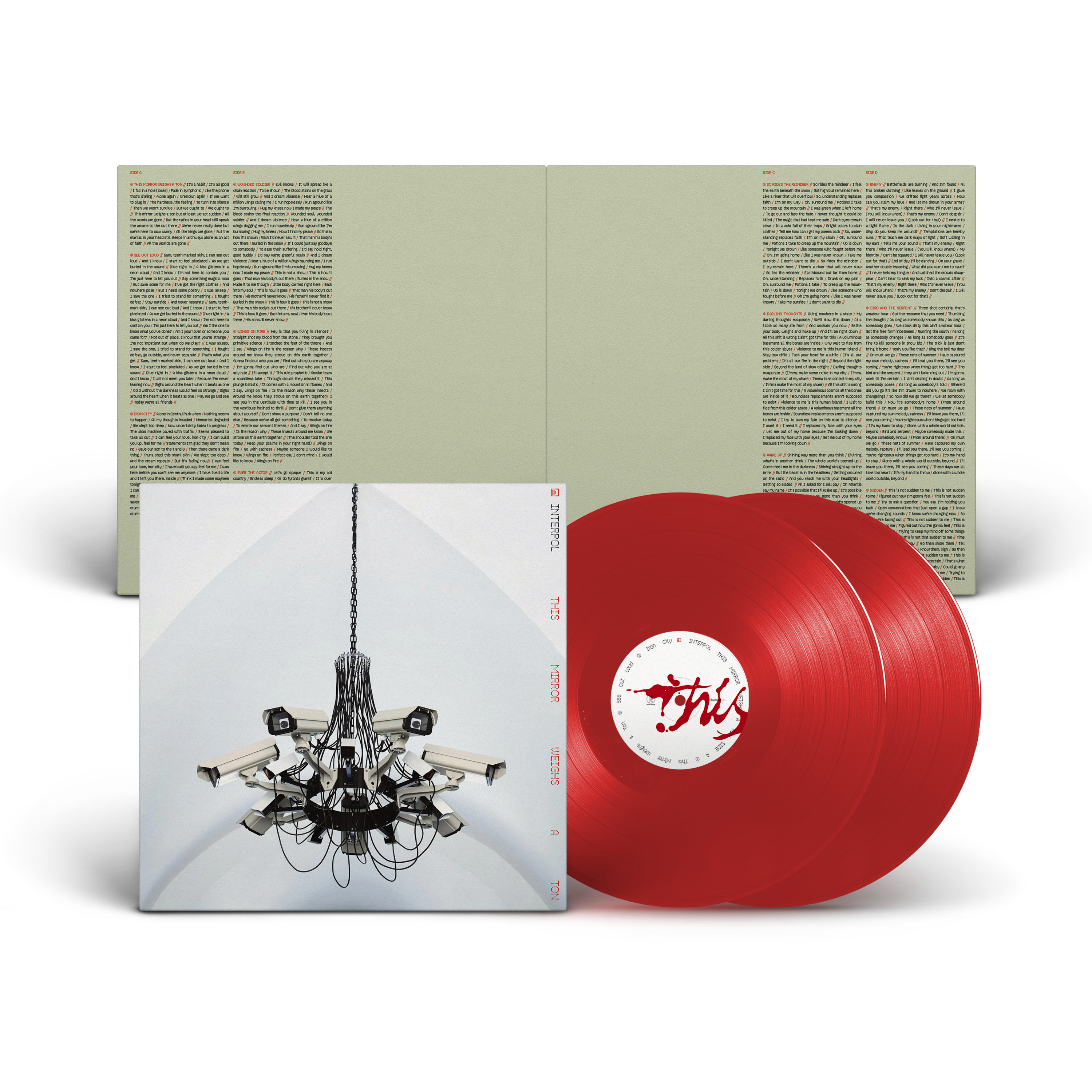 This Mirror Weighs A Ton: Transparent Red Vinyl 2LP & Signed Print