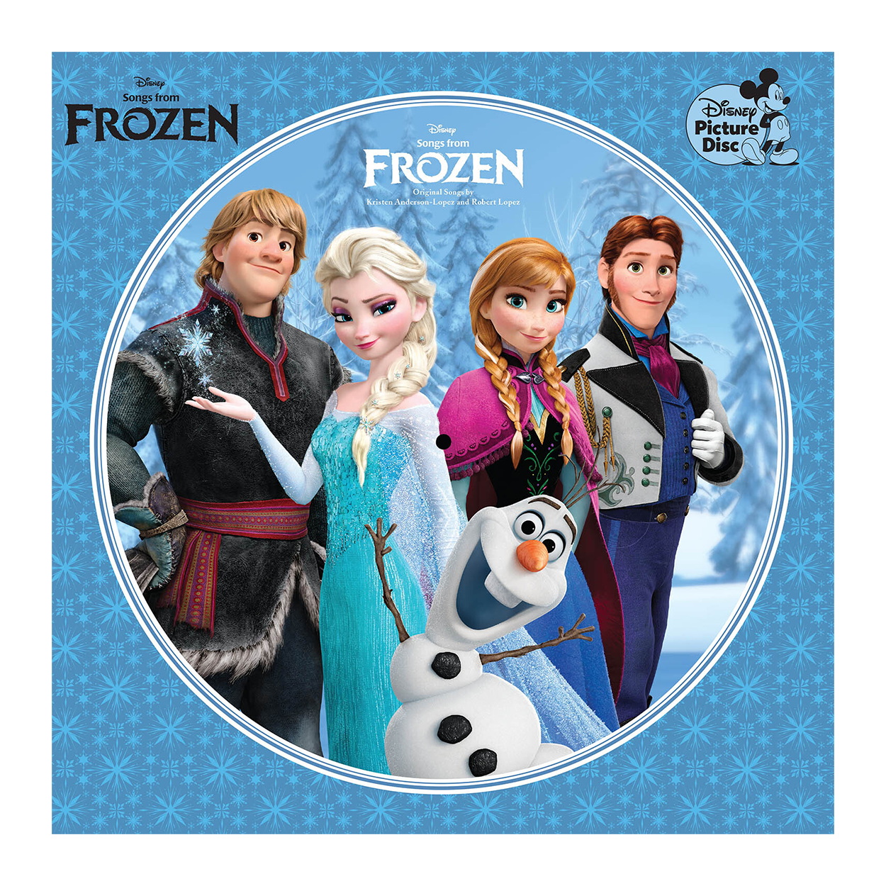 Various Artists - Songs From Frozen: Limited Edition Picture Disc Vinyl LP