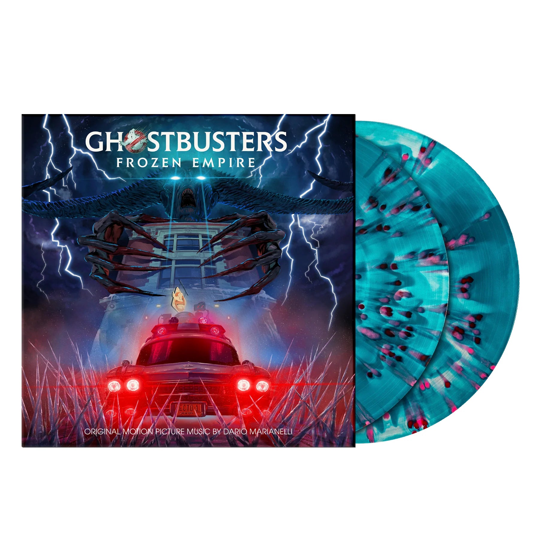 Dario Marianelli - Ghostbusters - Frozen Empire (OST): Limited 'Haunted Ecto-1' Splatter Vinyl 2LP