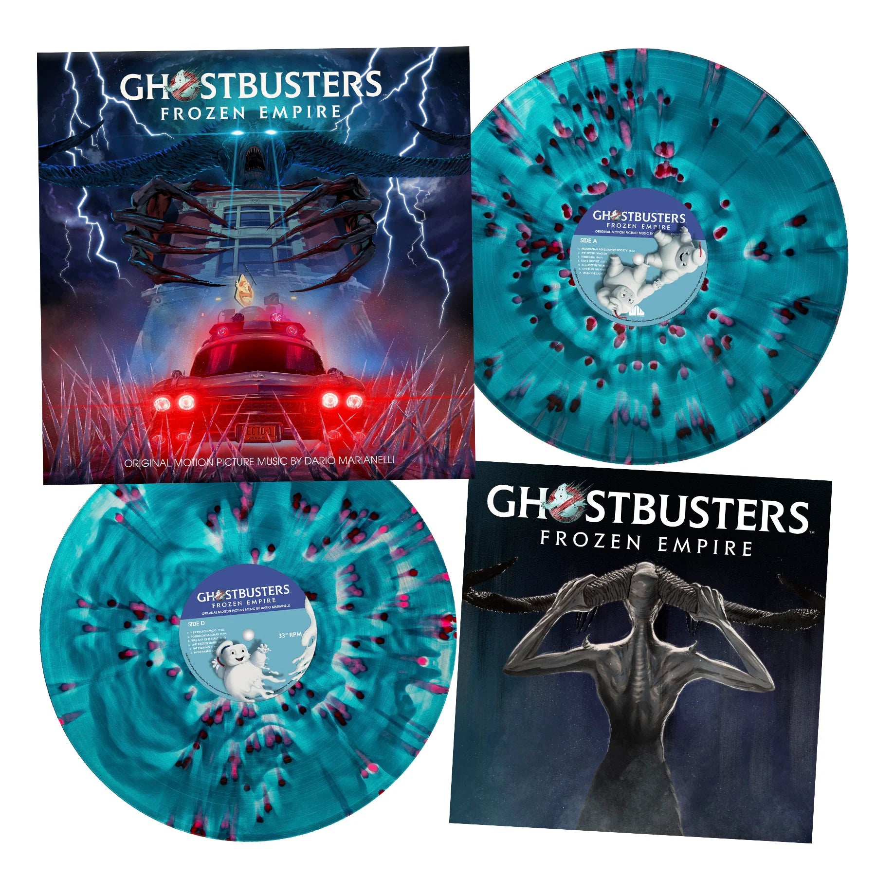 Dario Marianelli - Ghostbusters - Frozen Empire (OST): Limited 'Haunted Ecto-1' Splatter Vinyl 2LP