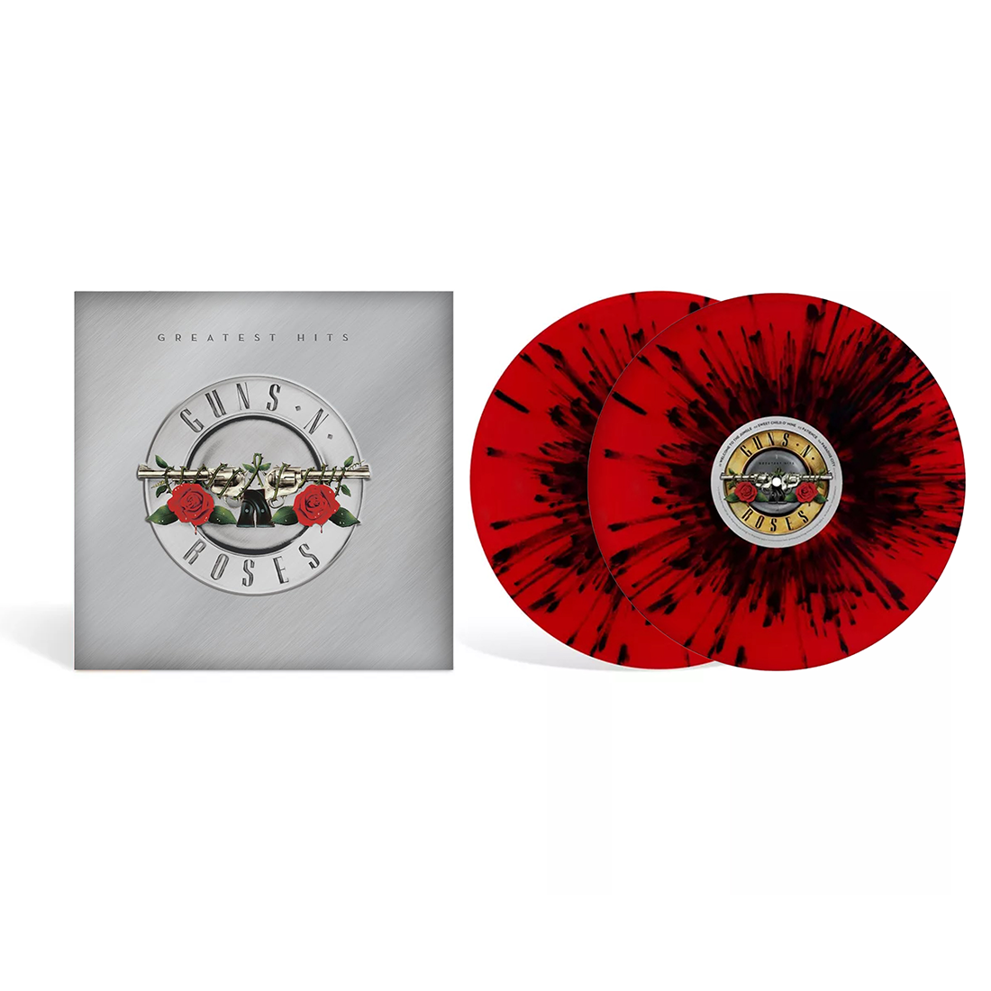 Guns N' Roses - Greatest Hits: Limited Edition Red & Black Splatter Vinyl 2LP