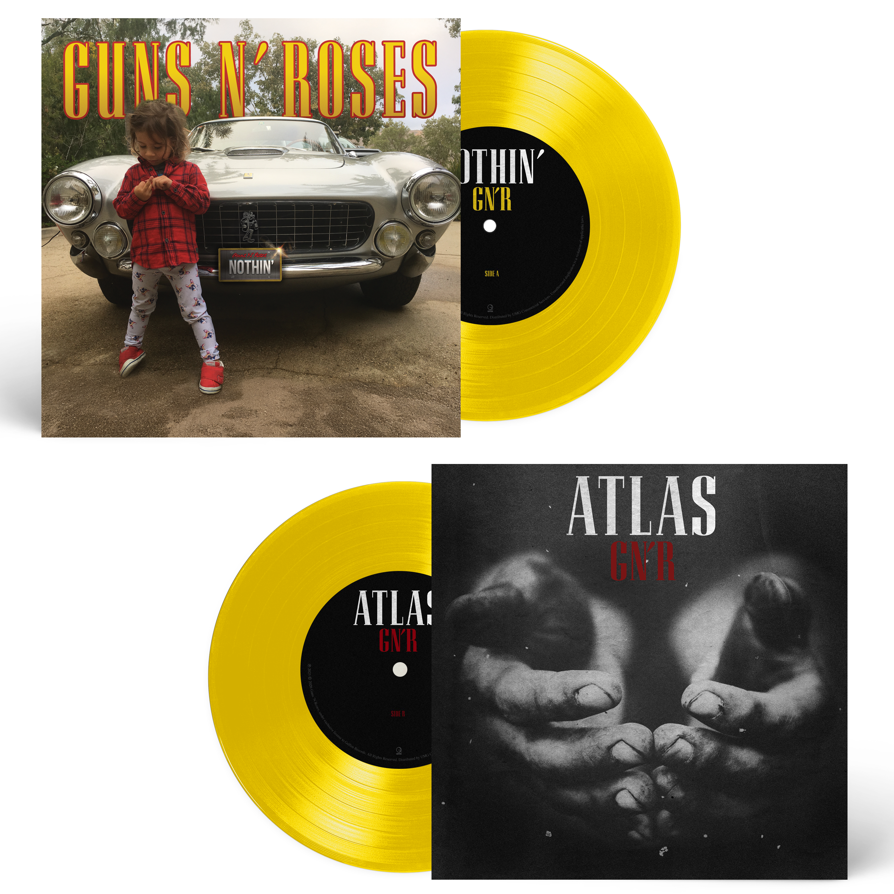 Guns N' Roses - Nothin’ / Atlas – 7” Vinyl