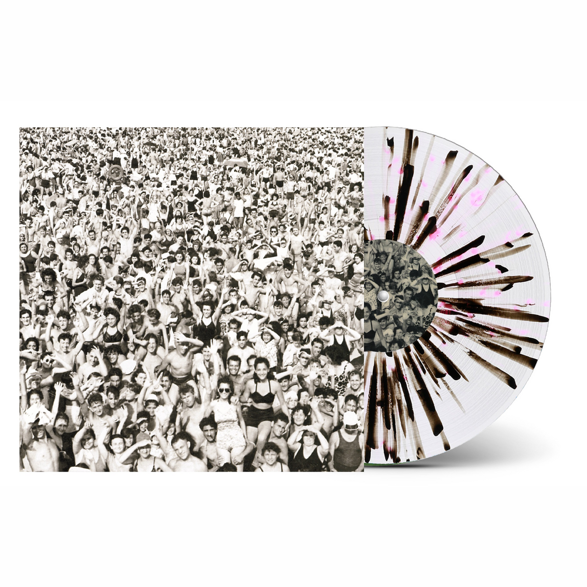 George Michael - Listen Without Prejudice: Black & Pink Splatter Vinyl LP [NAD26]