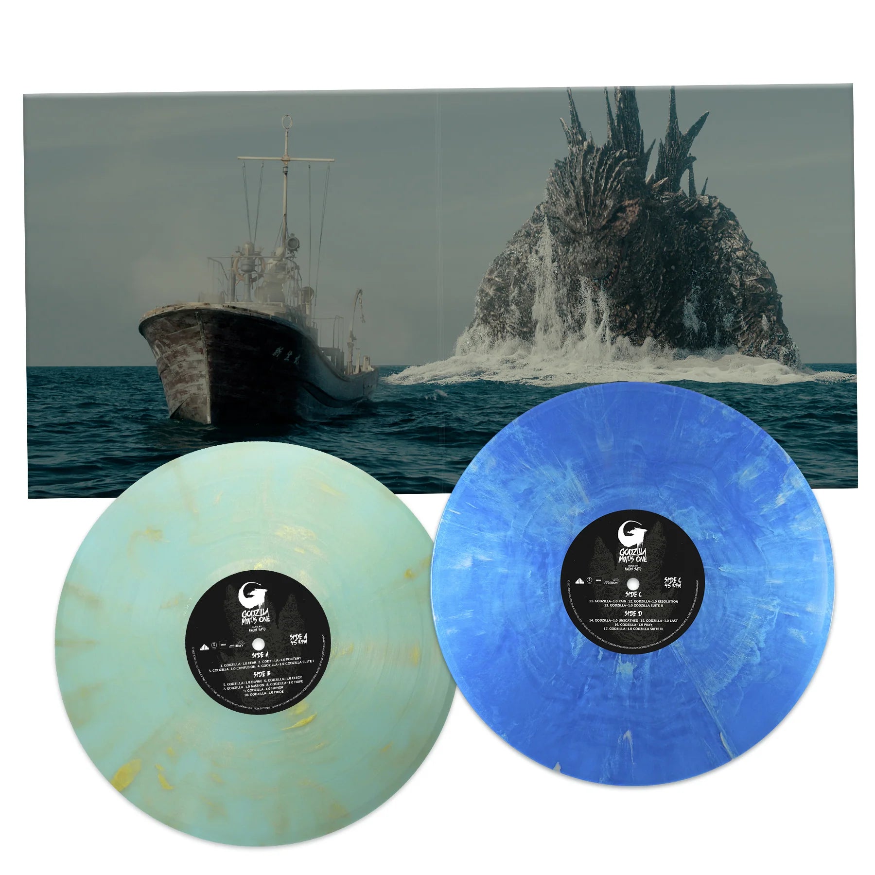 Naoki Sato - Godzilla Minus One (OST): Limited Green & Blue Vinyl 2LP