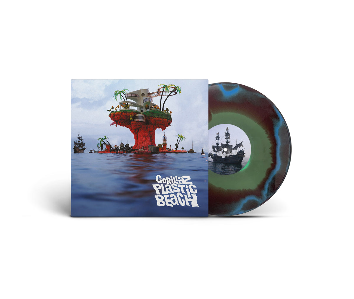 Gorillaz - Plastic Beach: Half-Speed Camouflage Vinyl LP