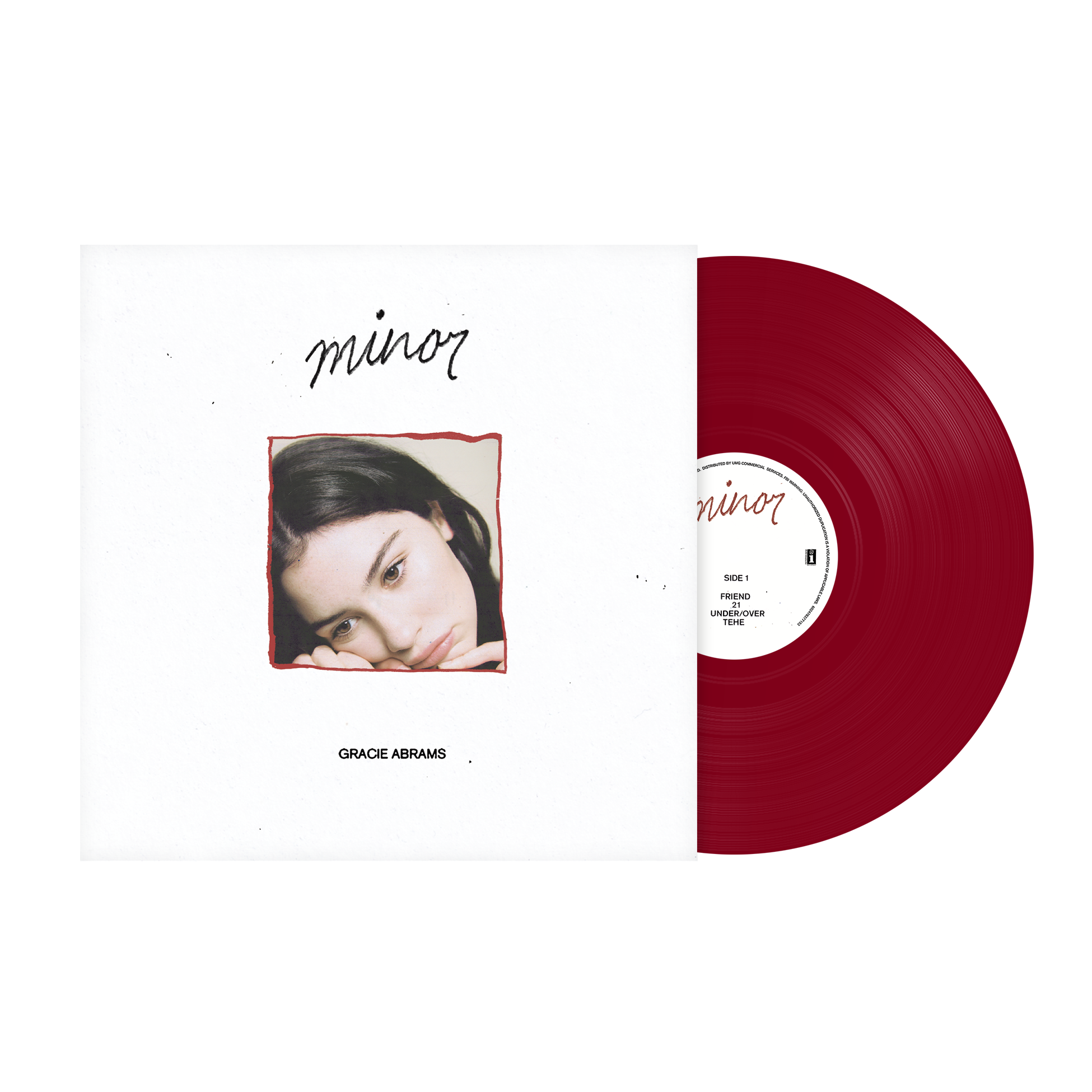 Gracie Abrams - minor (5 Year Anniversary) Red Vinyl