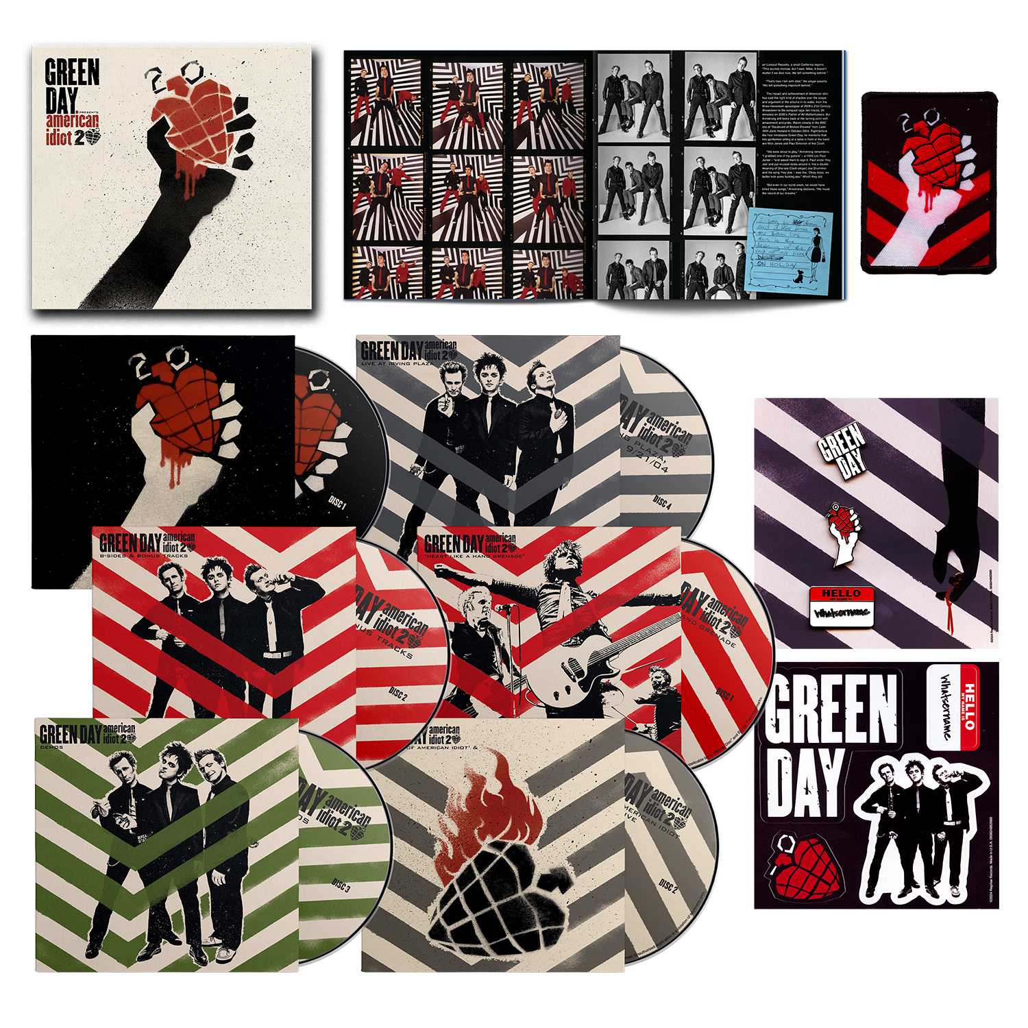 Green Day - American Idiot (20th Anniversary Edition): Limited Super Deluxe 4CD + 2 Blu-Ray Box Set