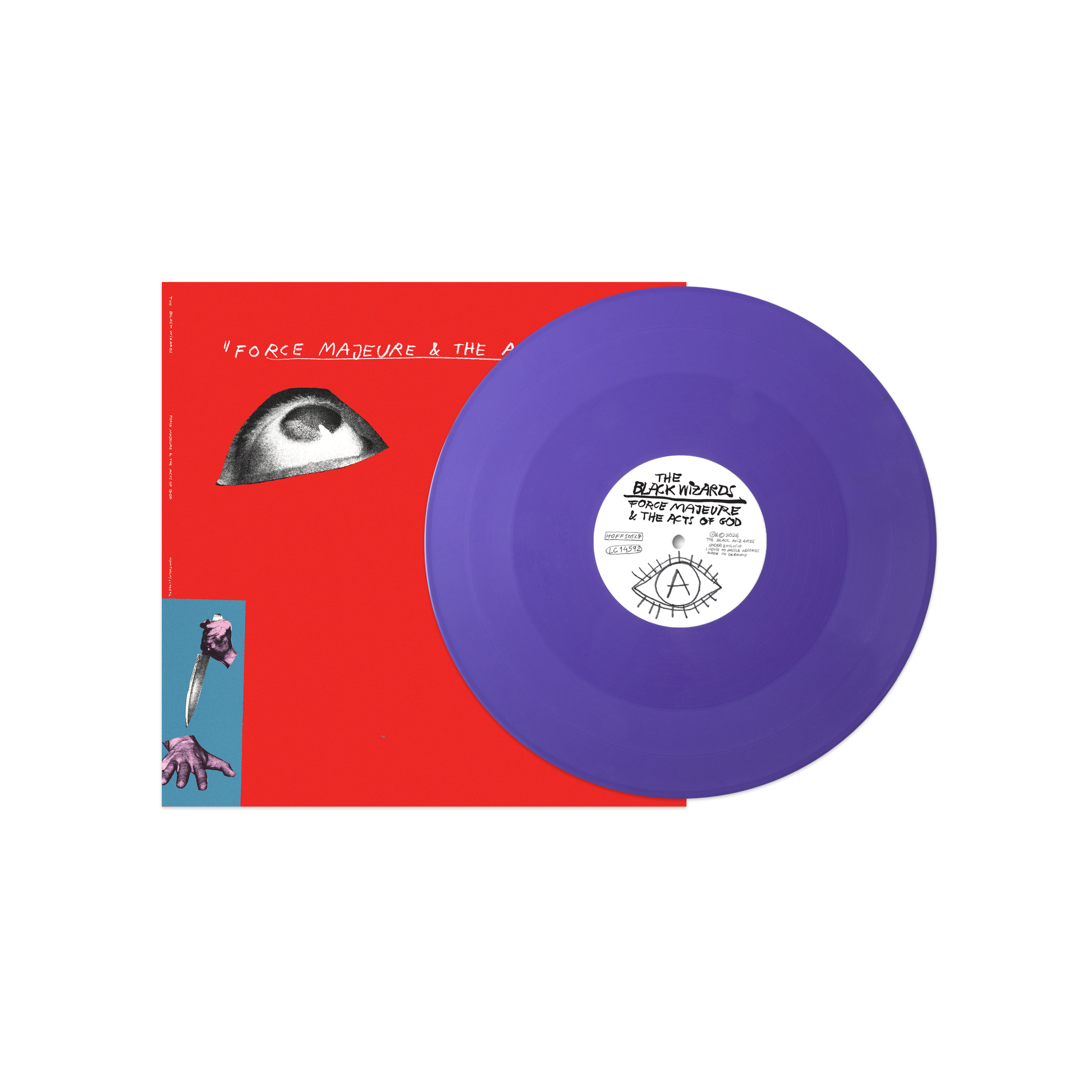 The Black wizards - Force Majeure & The Acts Of God: Opaque Purple Vinyl LP