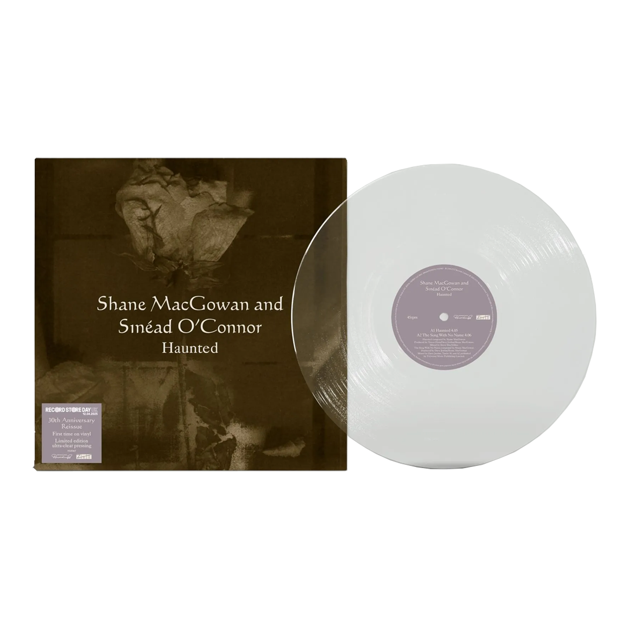 Shane MacGowan, Sinéad O'Connor - Haunted (RSD25): Clear Vinyl 12" Single