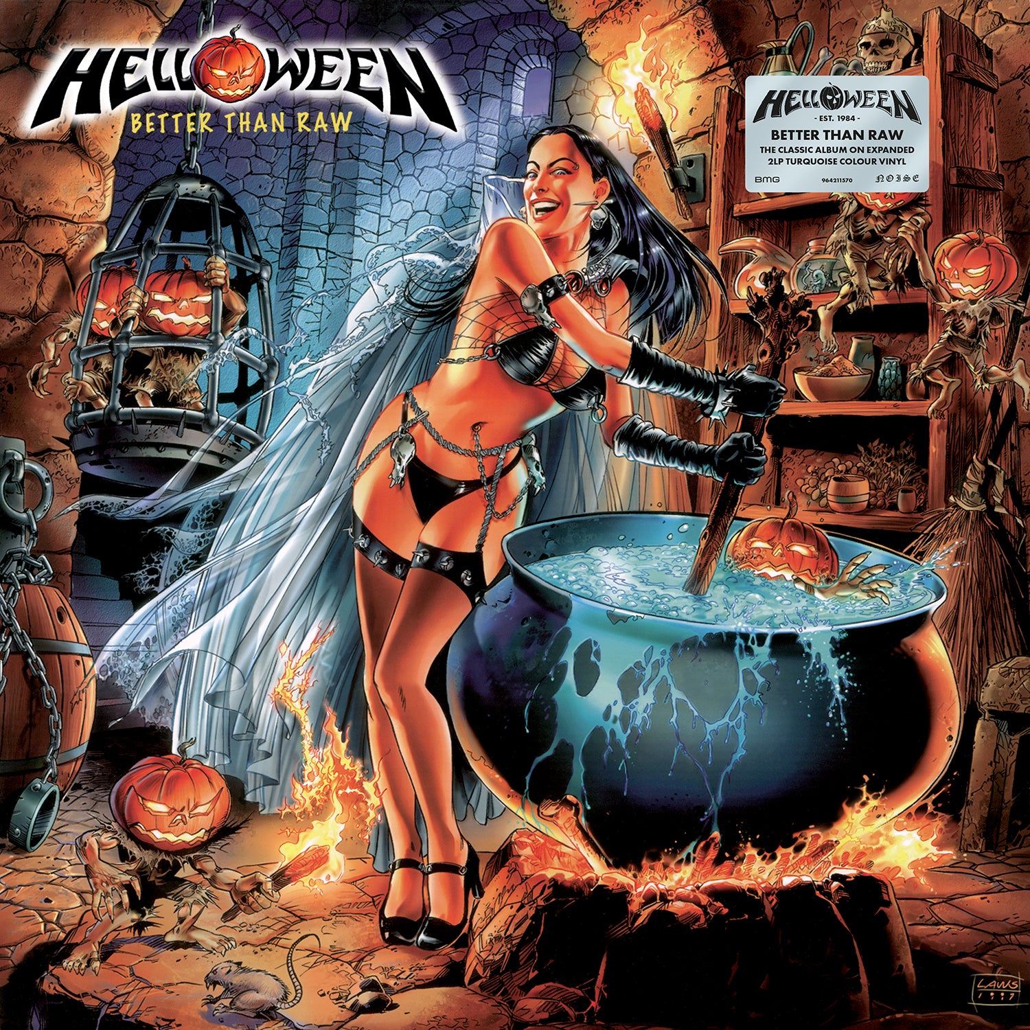 Helloween - Better Than Raw (Expanded Edition): Turquoise 2LP