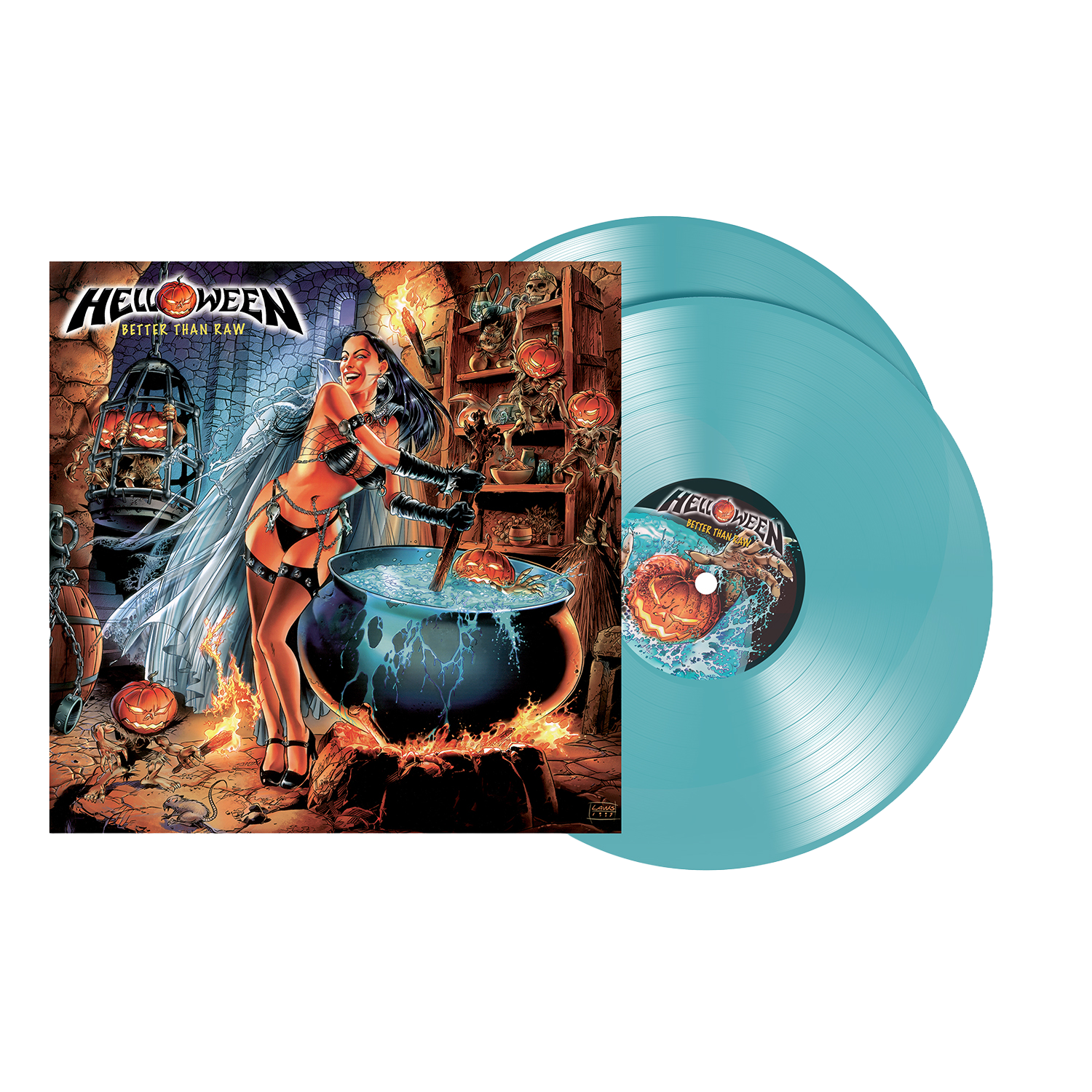 Helloween - Better Than Raw (Expanded Edition): Turquoise 2LP