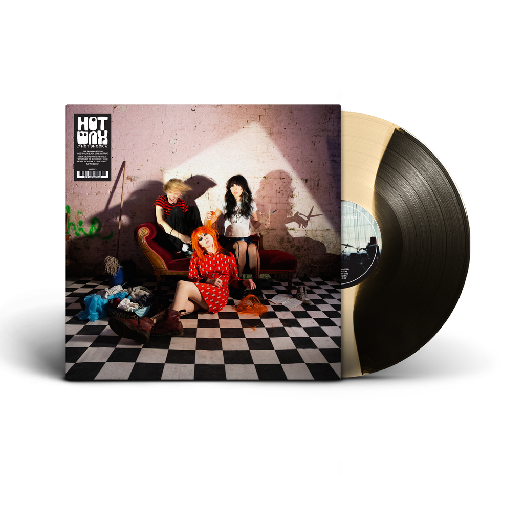 HotWax - Hot Shock: Black w/ Cream Streak Vinyl LP