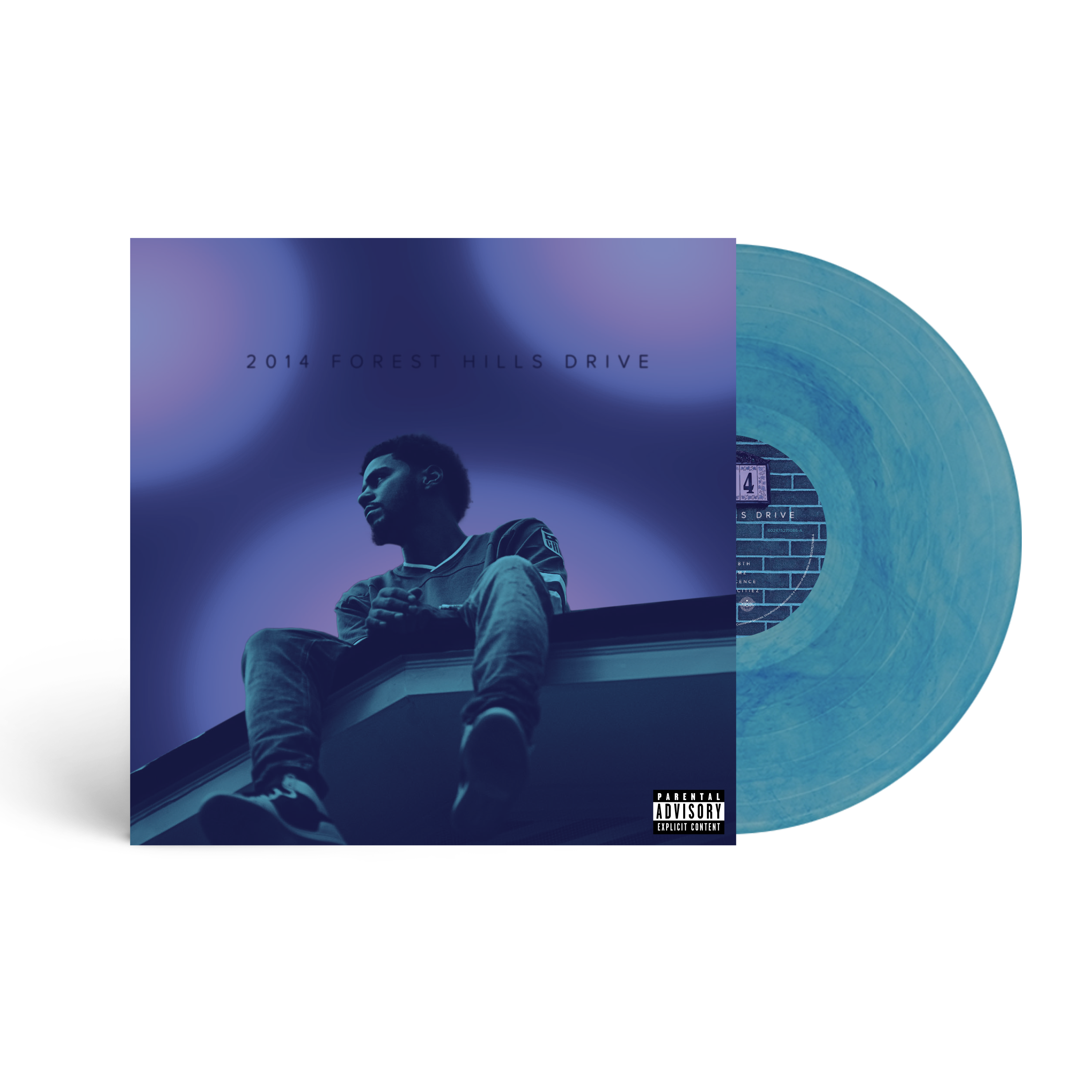 J. Cole - 2014 Forest Hills Drive (Alt. Cover): Blue Vinyl LP