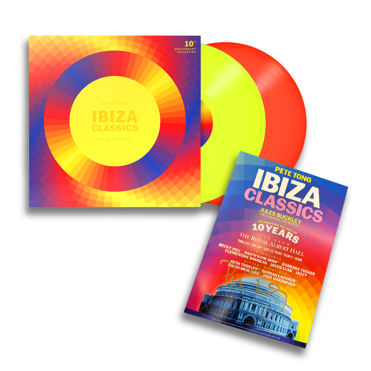 Ibiza Classics - 10th Anniversary Collection: Neon Vinyl 2LP & Signed Print