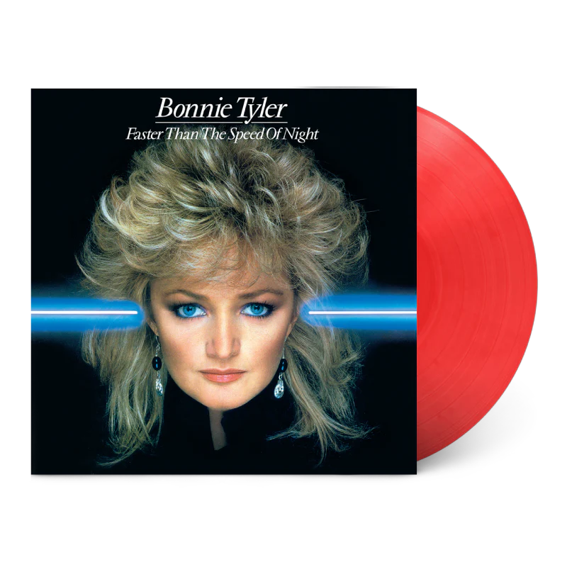 Bonnie Tyler - Faster Than The Speed of Night (40th Anniversary): Signed Red Vinyl LP