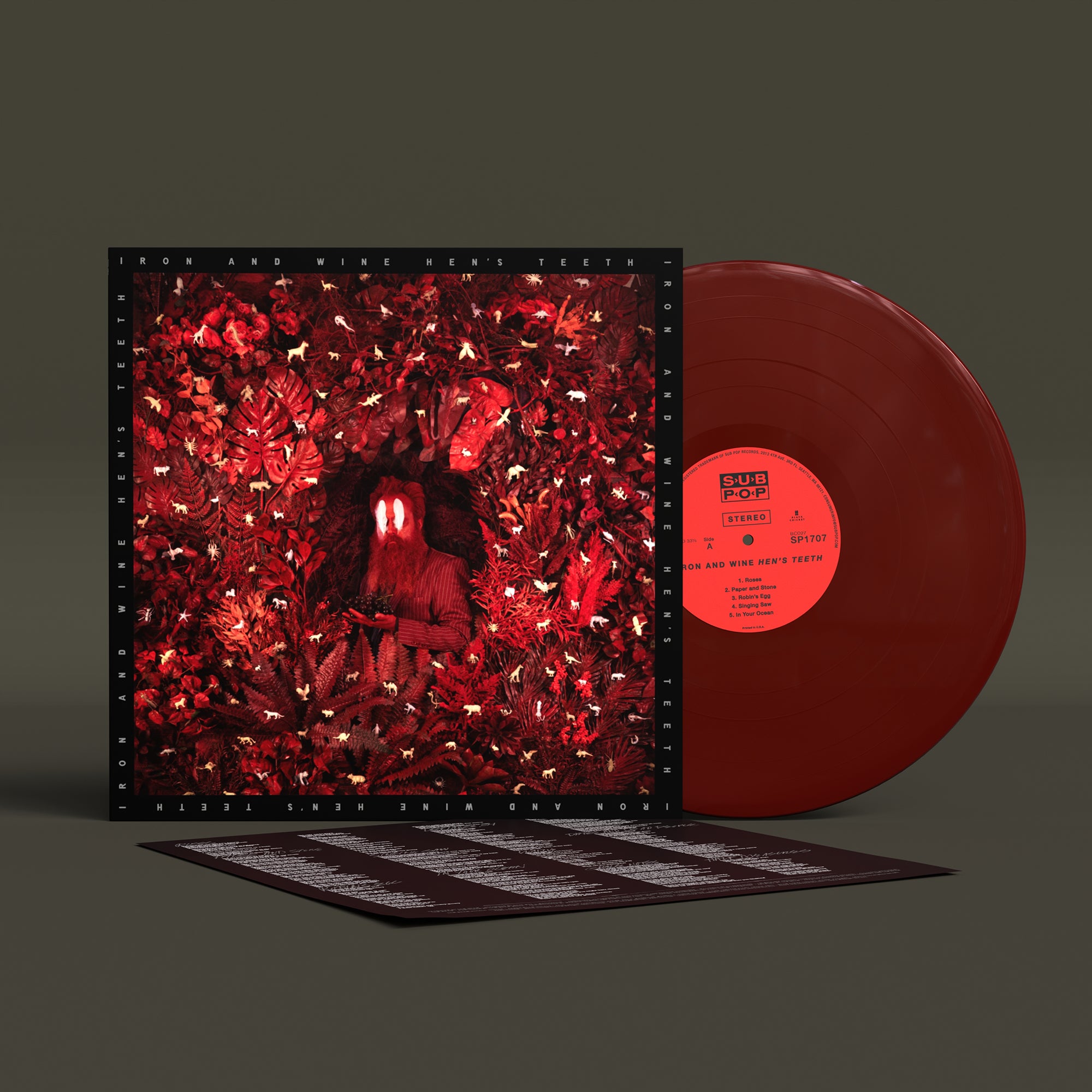 Iron & Wine - Hen's Teeth: Loser Oxblood Vinyl LP