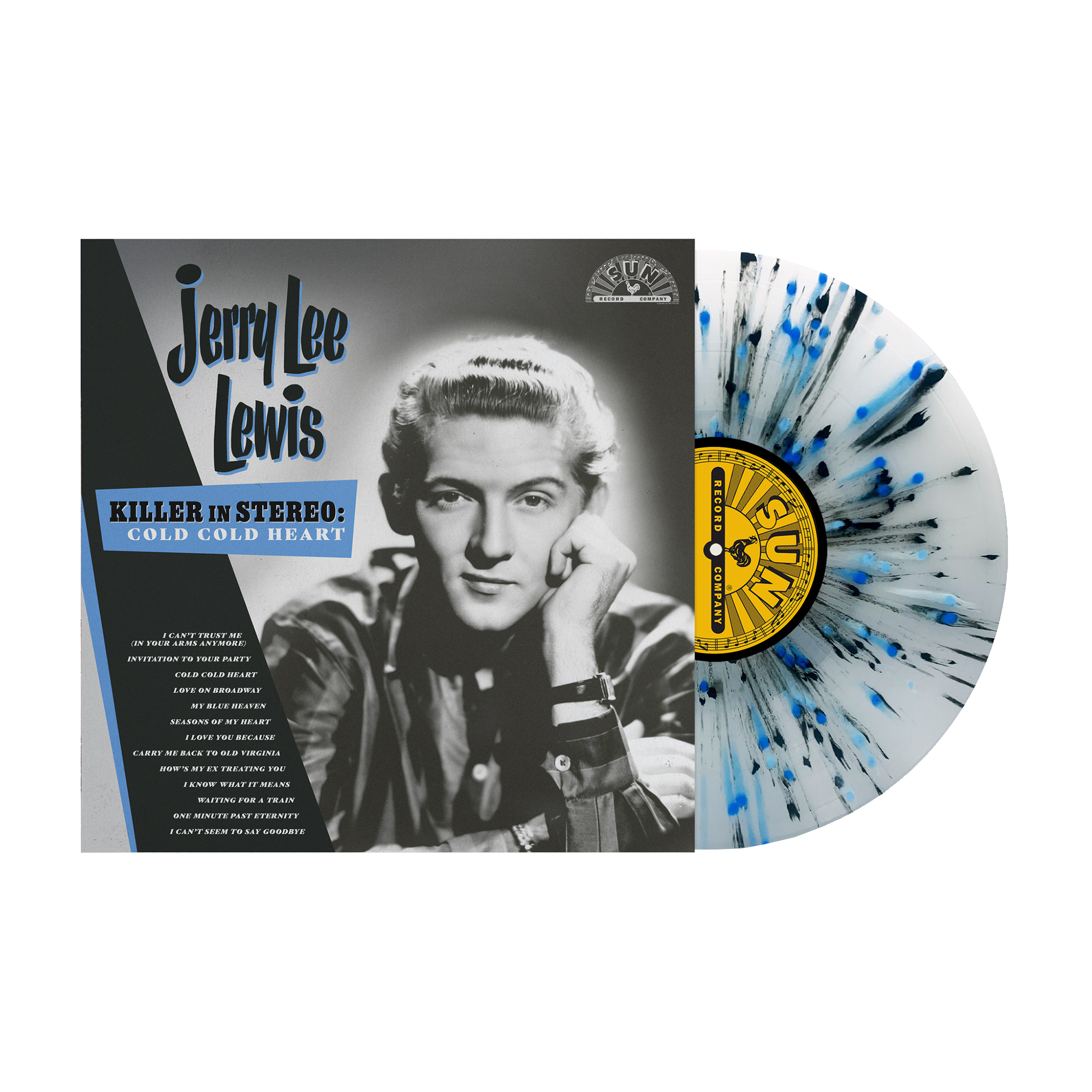 Jerry Lee Lewis - Killer In Stereo - Cold, Cold Heart: Milky Clear Splatter Vinyl LP