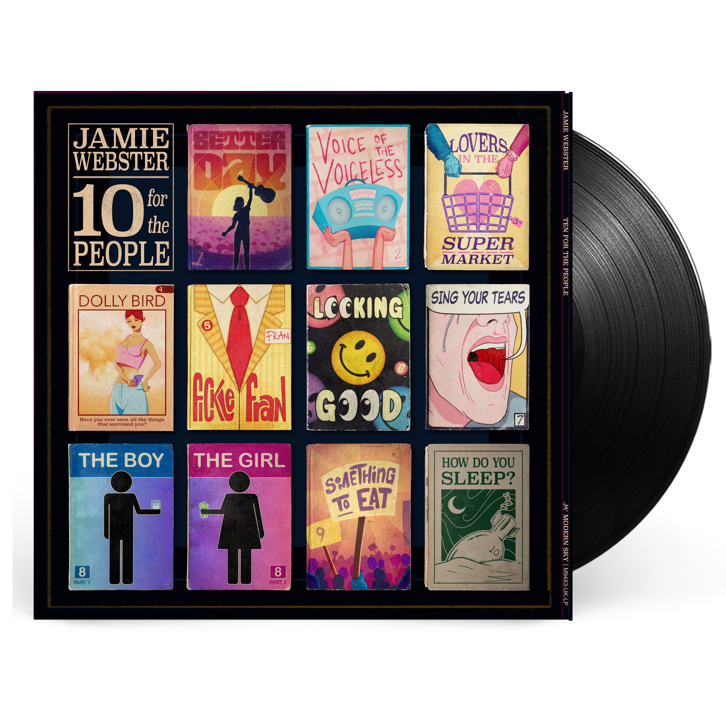 Jamie Webster - 10 For The People: Alt-Artwork Vinyl LP