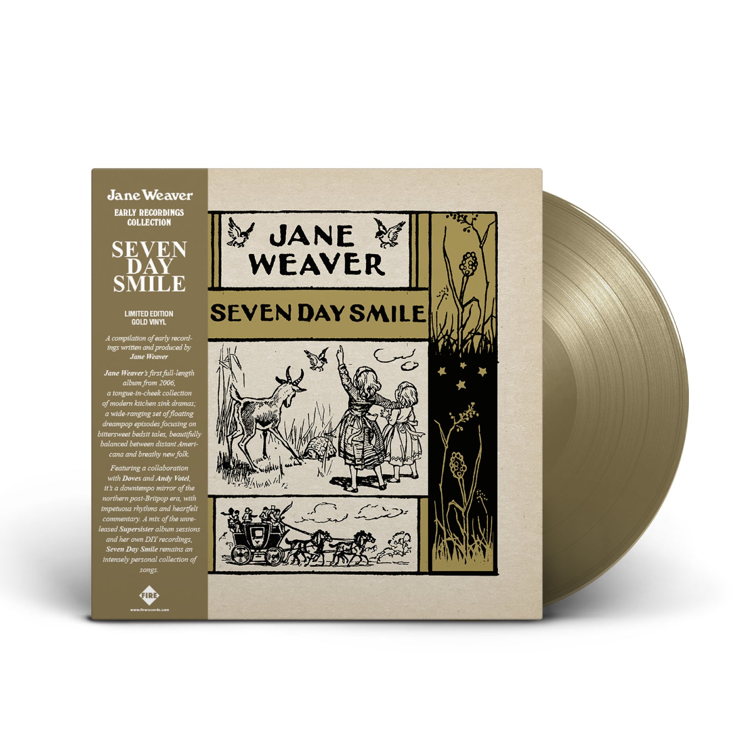 Jane Weaver - Seven Day Smile: Gold Vinyl & OBI Strip
