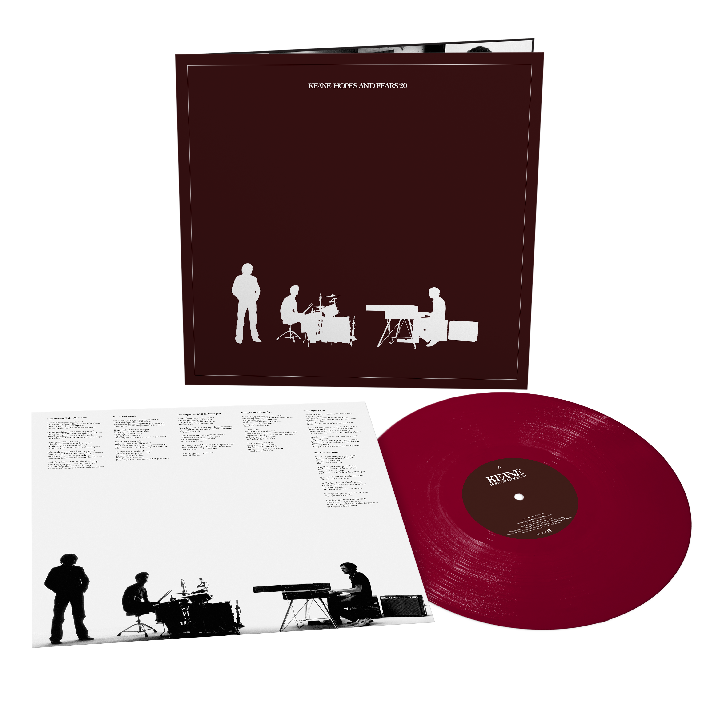 Keane - Hopes and Fears: Limited Burgundy Vinyl LP - The Keane - Hopes and Fears: Limited Burgundy Vinyl LP - The
