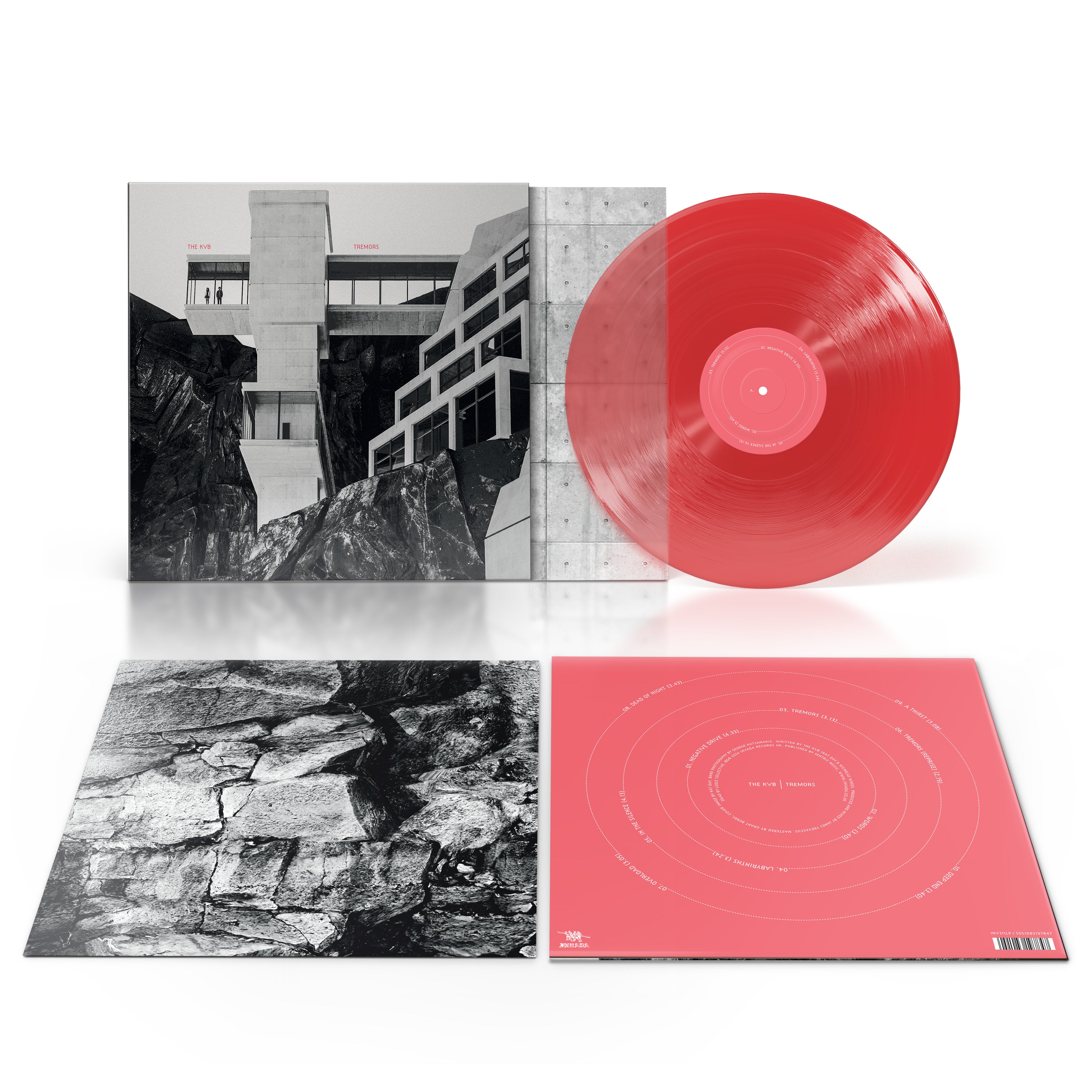 The KVB - Tremors: Red Vinyl LP