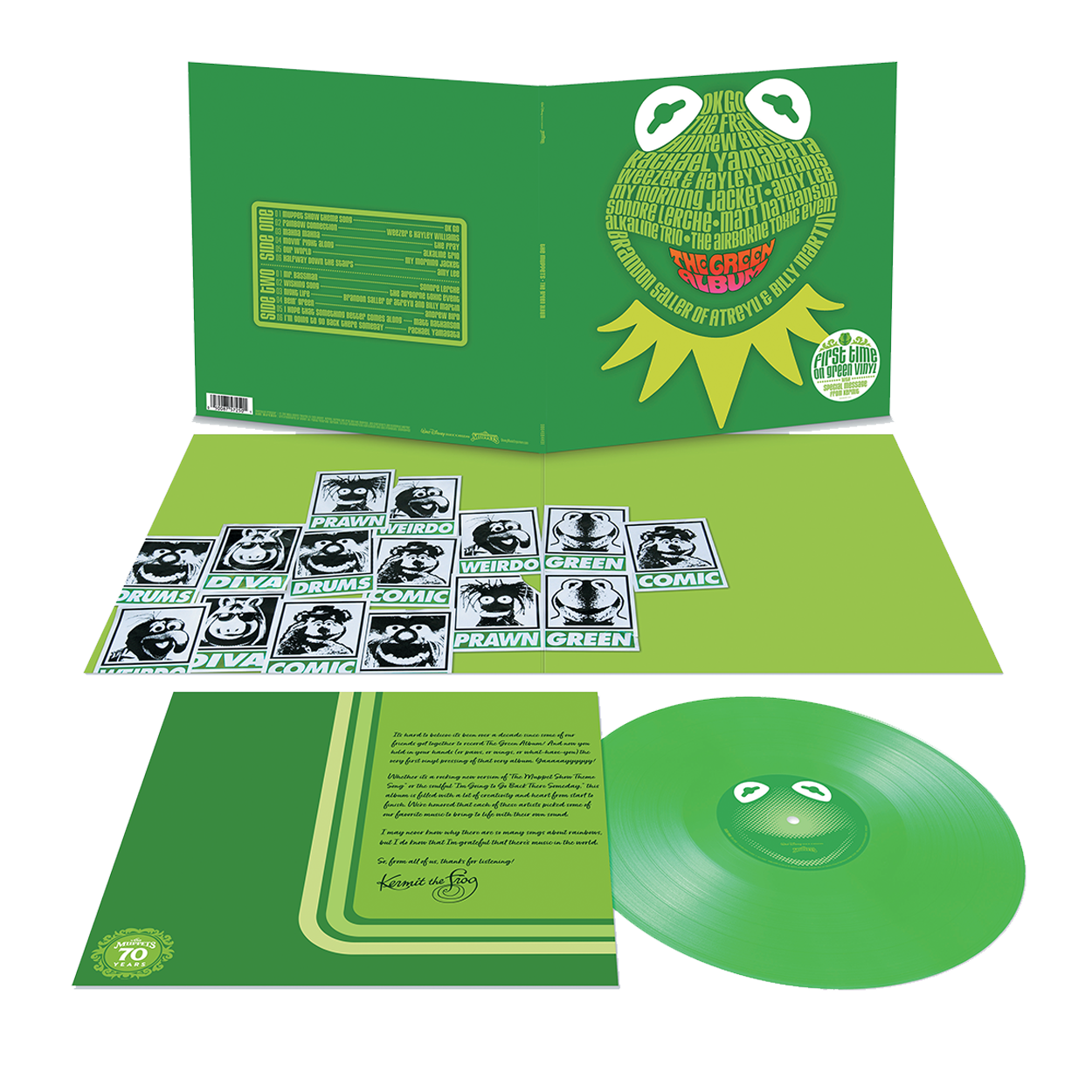 Various Artists - The Muppets: The Green Album Vinyl LP