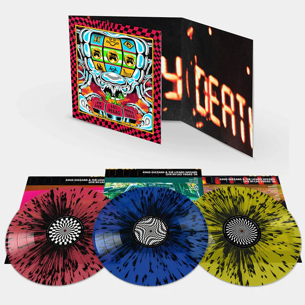 King Gizzard & The Lizard Wizard - Live in Las Vegas '24: Gatefold Triple Splatter Vinyl 3LP