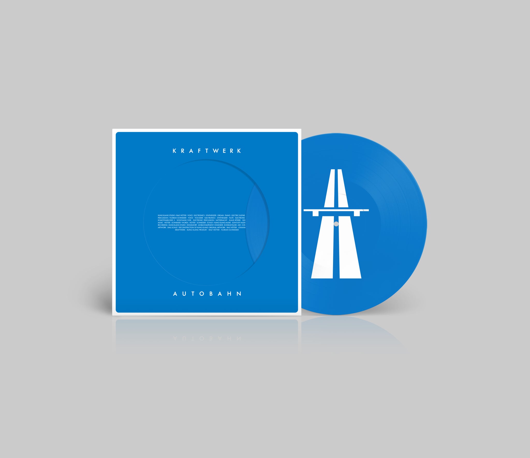 Kraftwerk - Autobahn: 50th Anniversary Edition Limited Blue Vinyl 7" Single