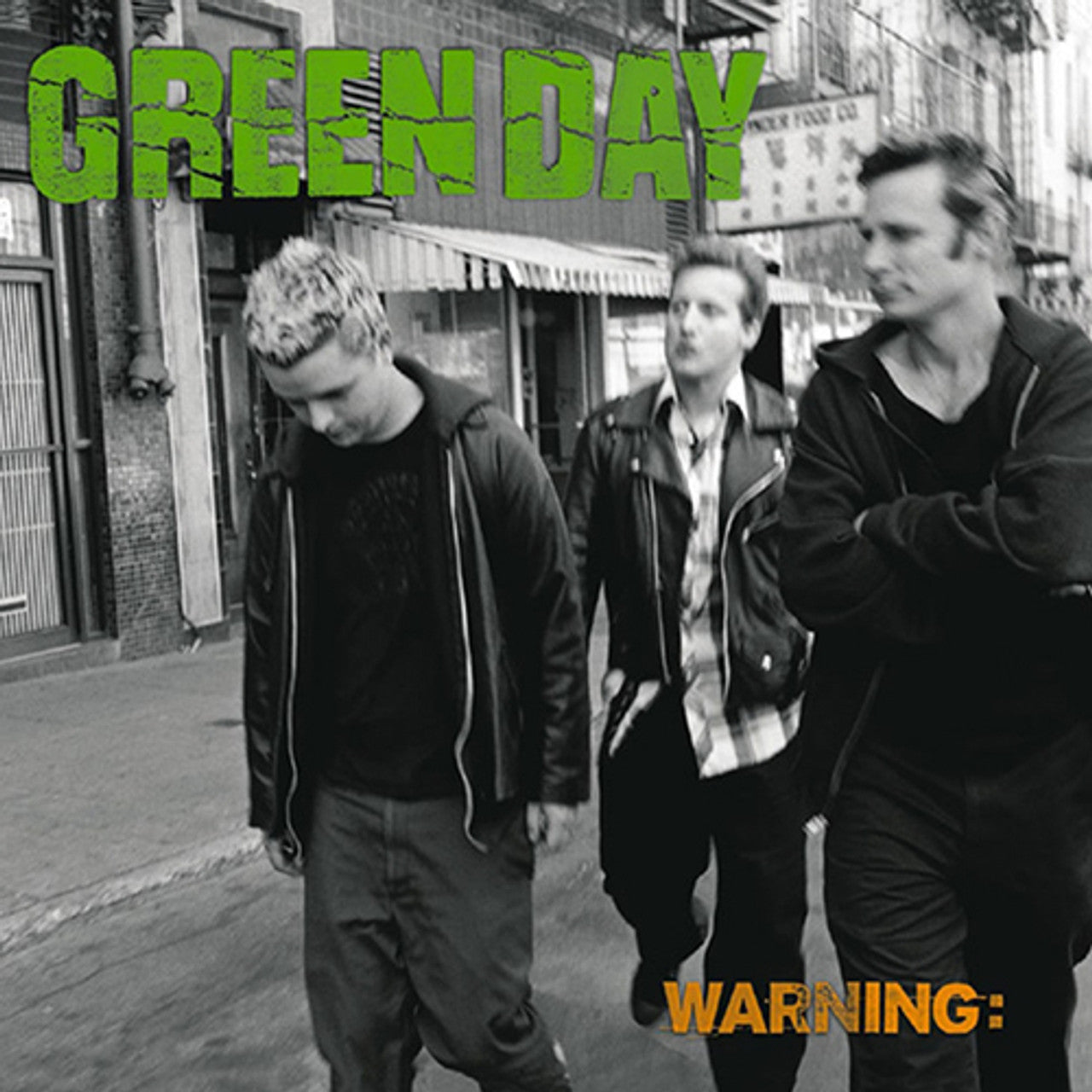 Green Day - Warning: Limited Fluorescent Green Vinyl LP - The