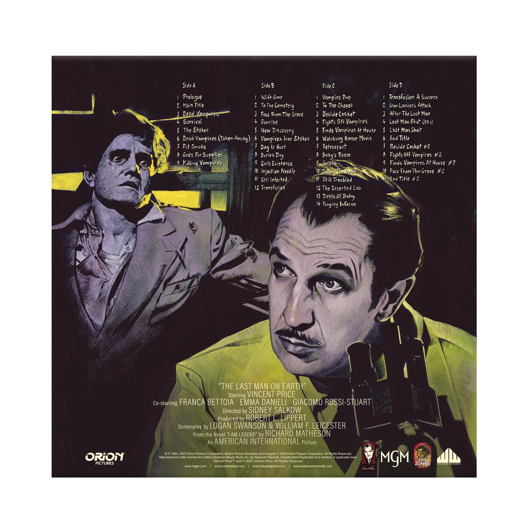 Paul Sawtell, Bert Shefter - The Last Man On Earth (OST): Limited 'Three Colour Pour' Vinyl 2LP