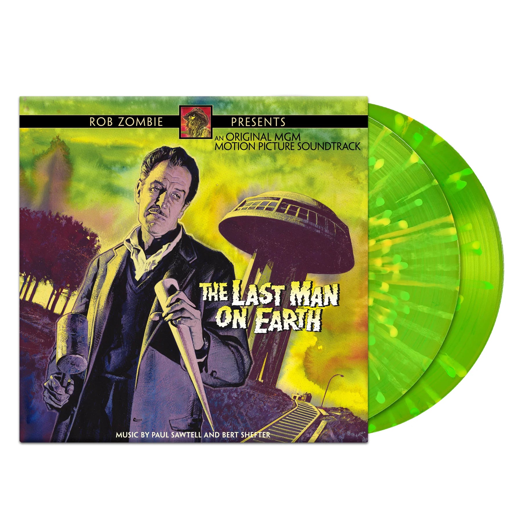 Paul Sawtell, Bert Shefter - The Last Man On Earth (OST): Limited 'Three Colour Pour' Vinyl 2LP