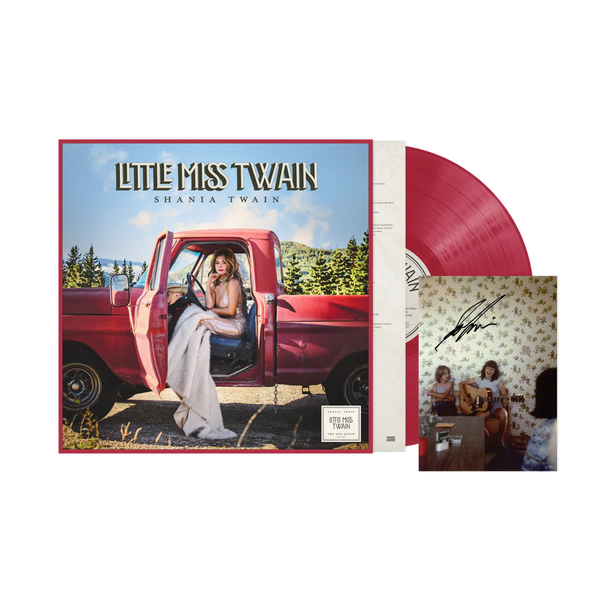 Little Miss Twain: Rosie Red Vinyl LP & Signed Print