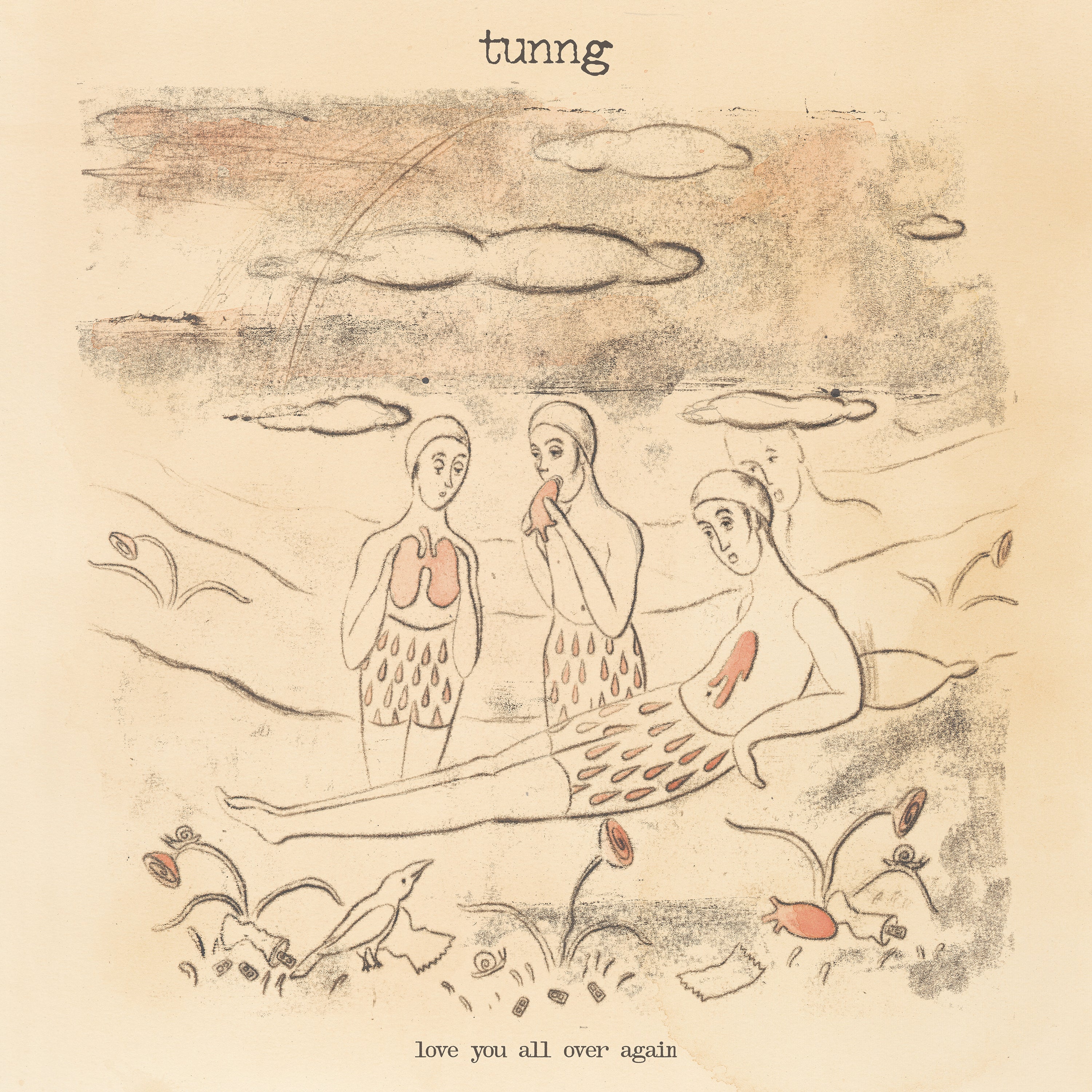 Tunng - Love You All Over Again: Heart Red Vinyl LP