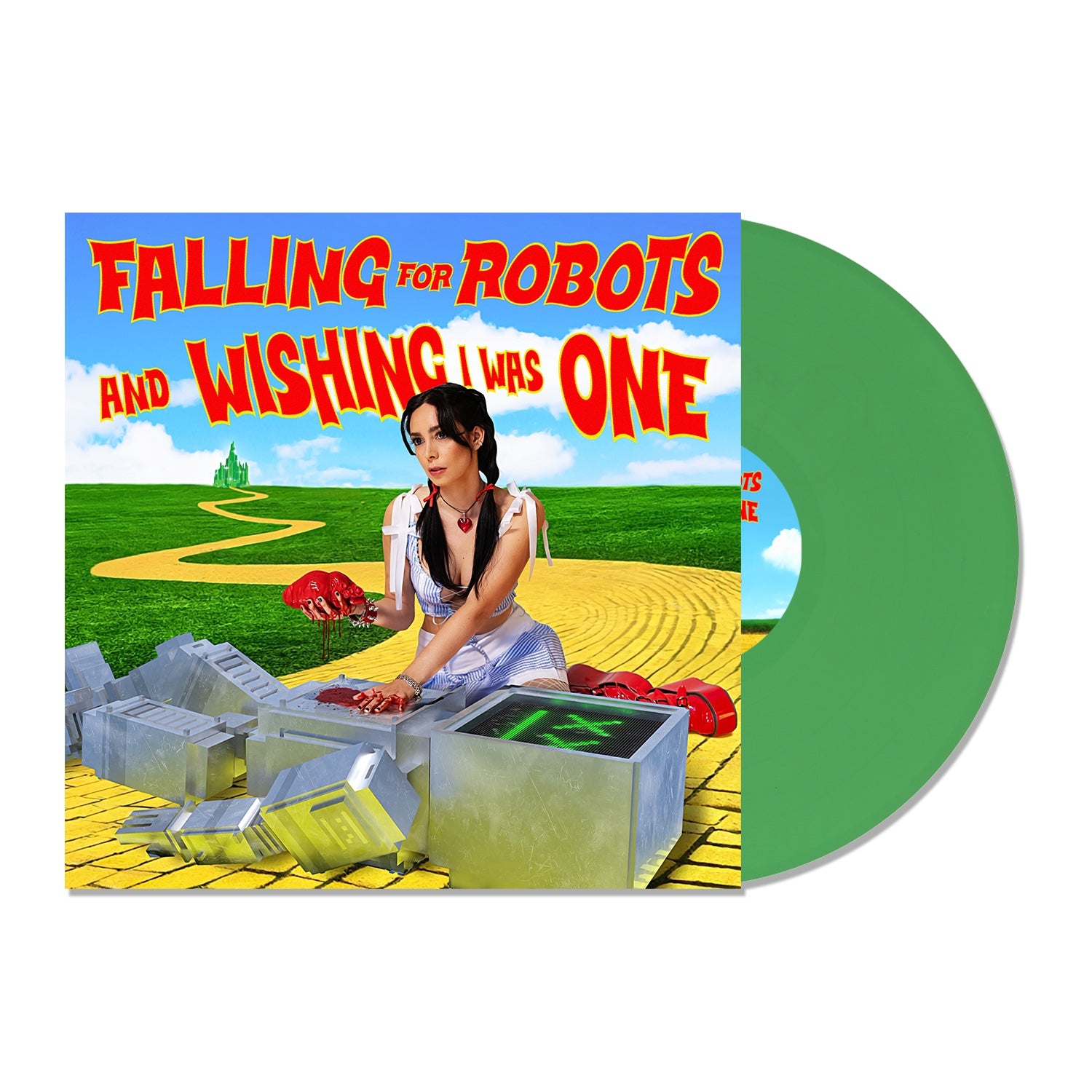LØLØ - falling for robots & wishing i was one: Limited Emerald Green Vinyl LP