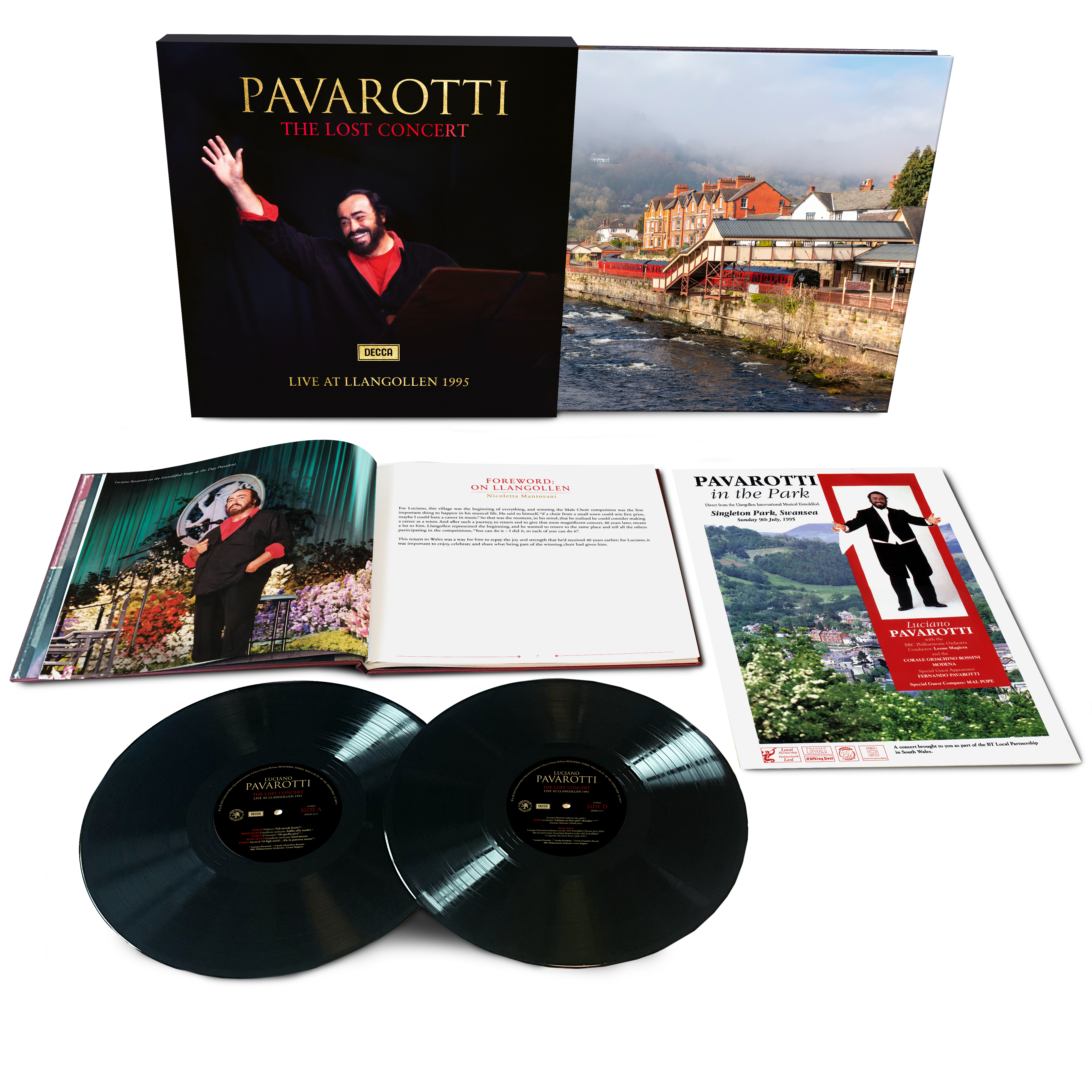 Luciano Pavarotti - The Lost Concert (Live at Llangollen, 1995) - 2LP Box Set