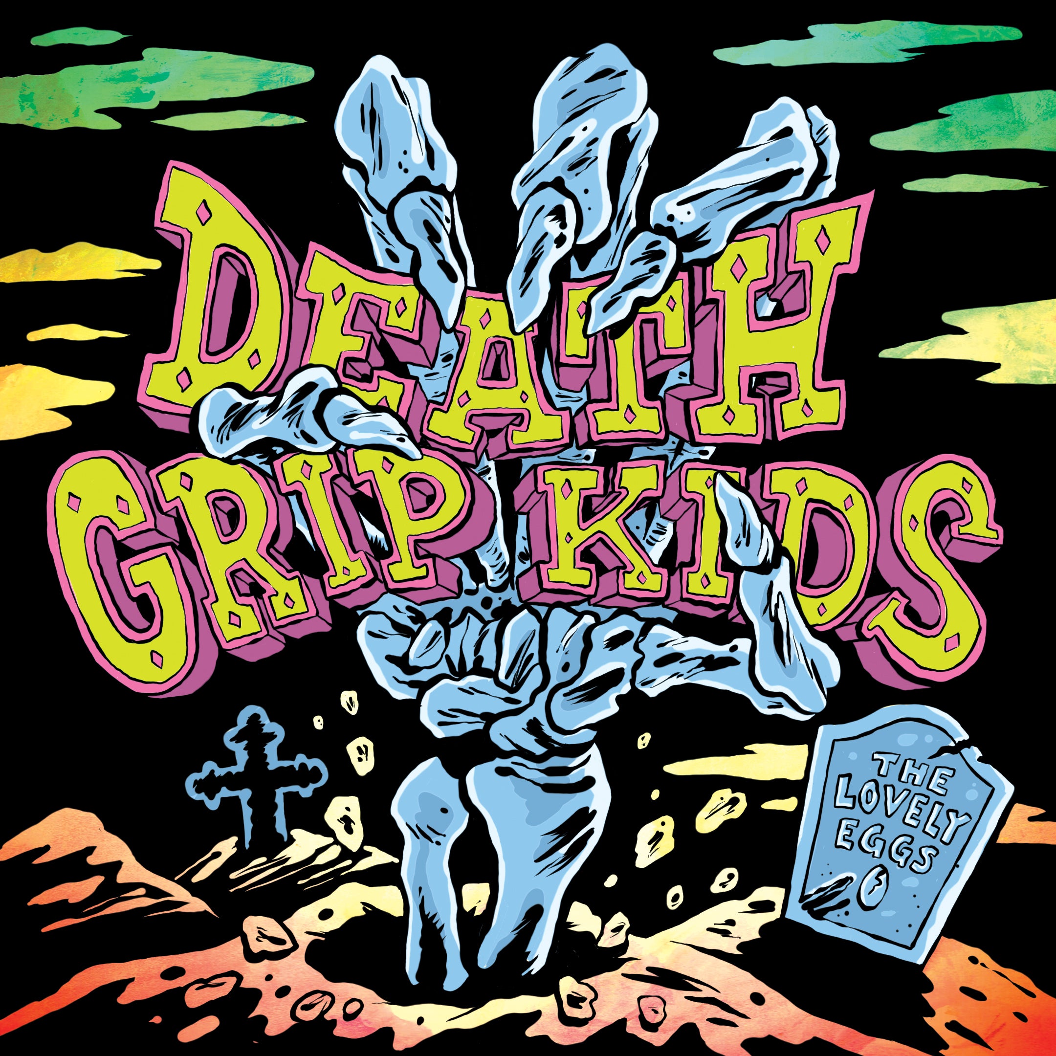 The Lovely Eggs  - Deathgrip Kids / Memory Man: Vinyl 7" Single