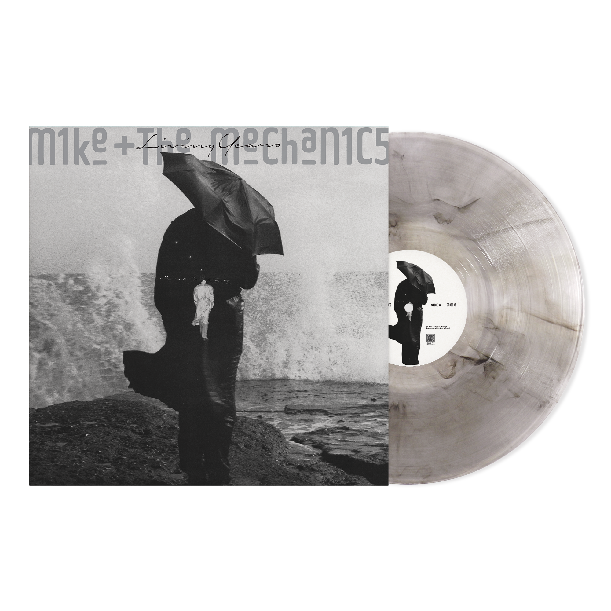 Mike + The Mechanics - Living Years: Limited Black/Grey Marble Swirl ...