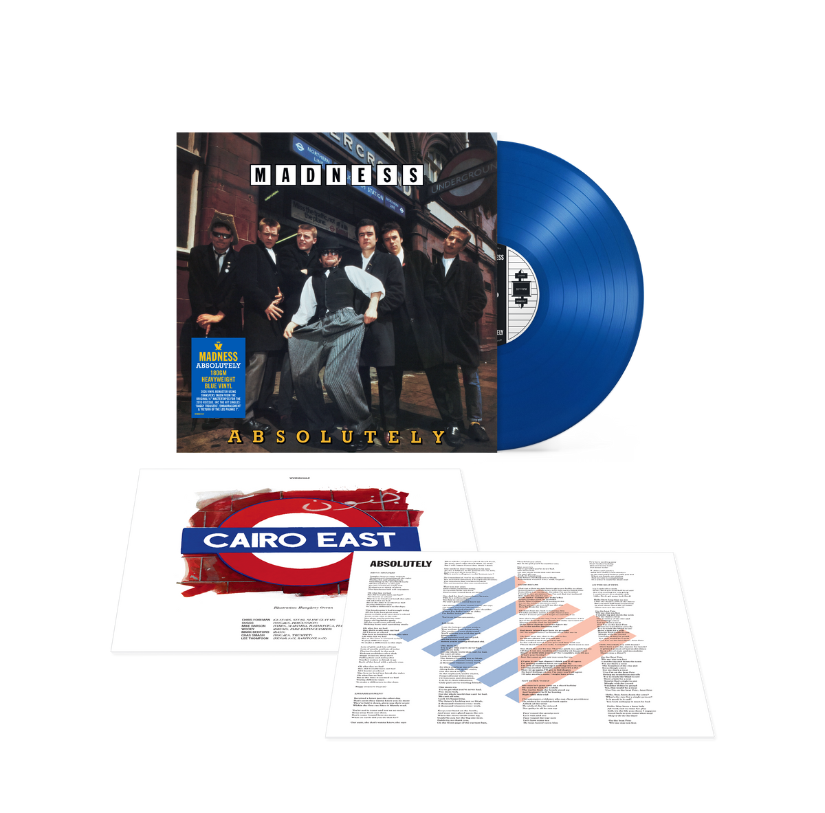 Madness - Absolutely (Remastered): Limited Edition 180g Blue Vinyl LP