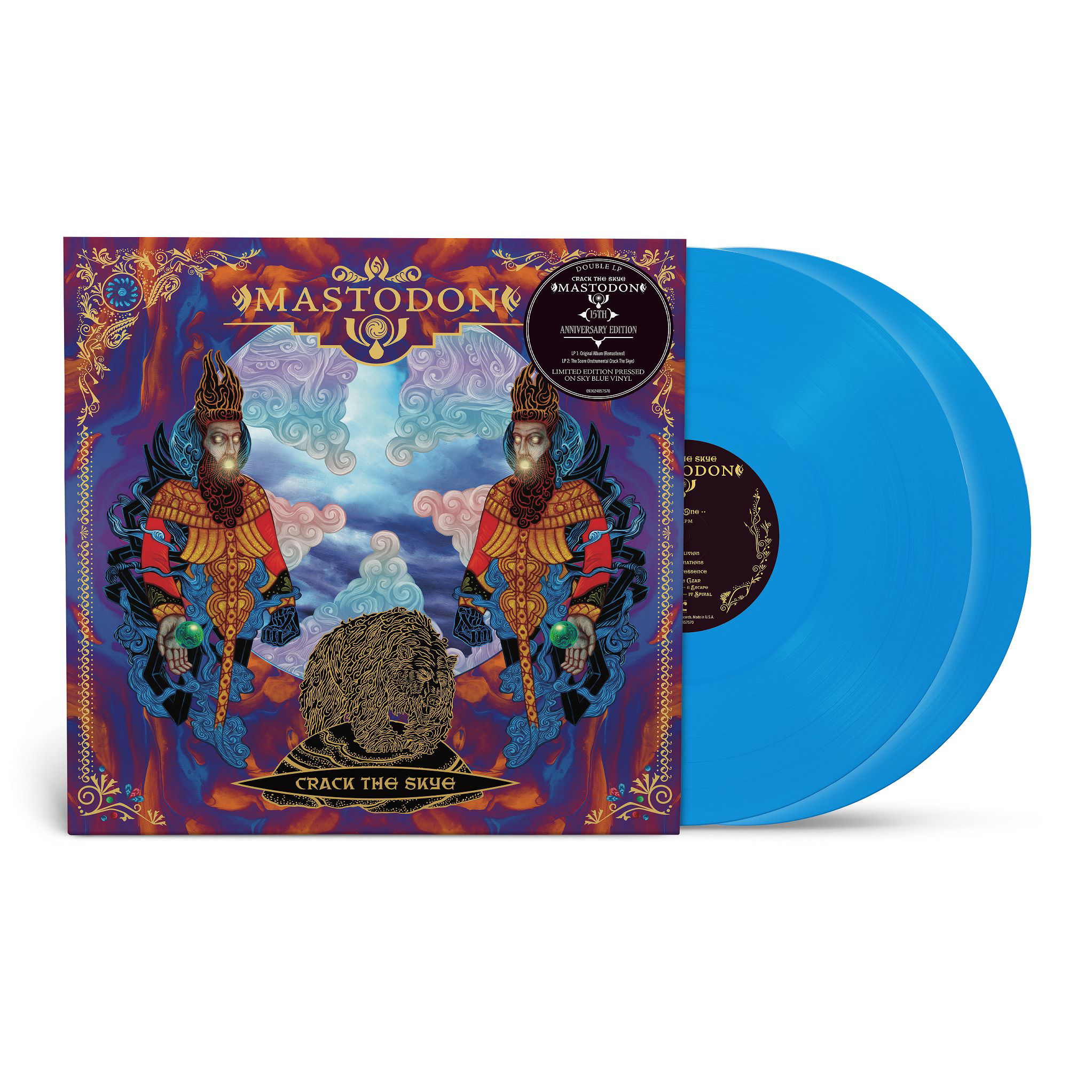 Mastodon - Crack the Skye (15th Anniversary Edition): Blue Vinyl 2LP