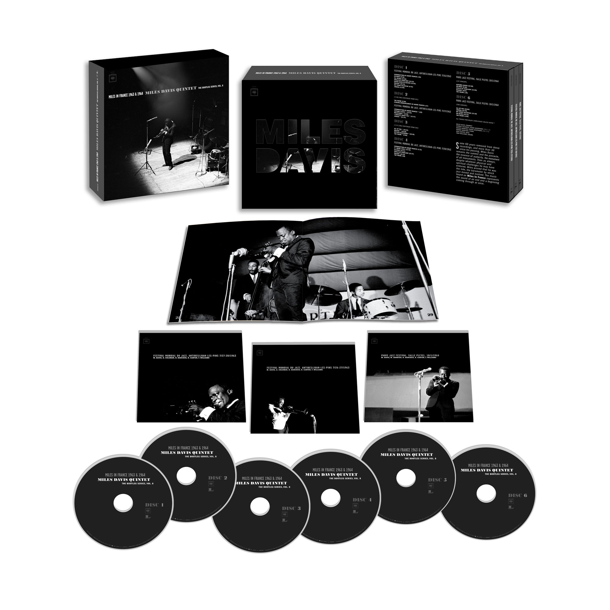 Miles Davis - Miles In France 1963 & 1964 (Miles Davis Quintet - The Bootleg Series, Vol. 8): 6CD Box Set