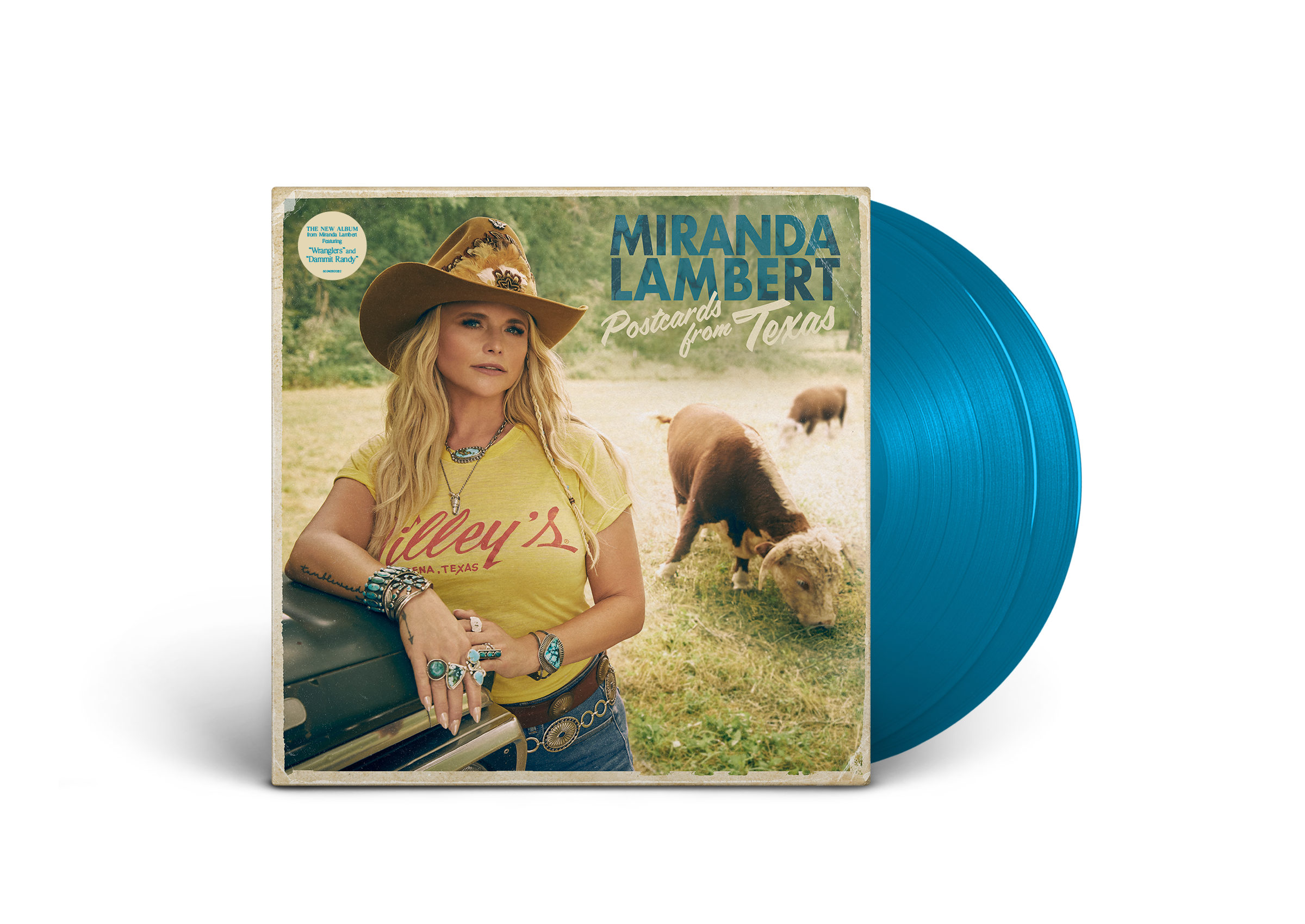 Miranda Lambert - Postcards From Texas: Blue Vinyl LP