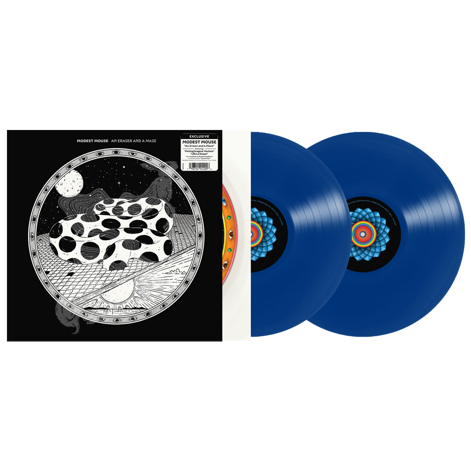 Mouse on Mars - An Eraser and a Maze: Limited Edition Ocean Floor Vinyl 2LP